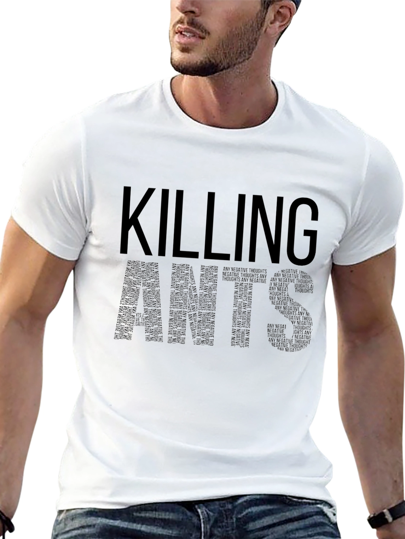 Black Killing Ants Tee - Negative Thought Crushing Power view 13