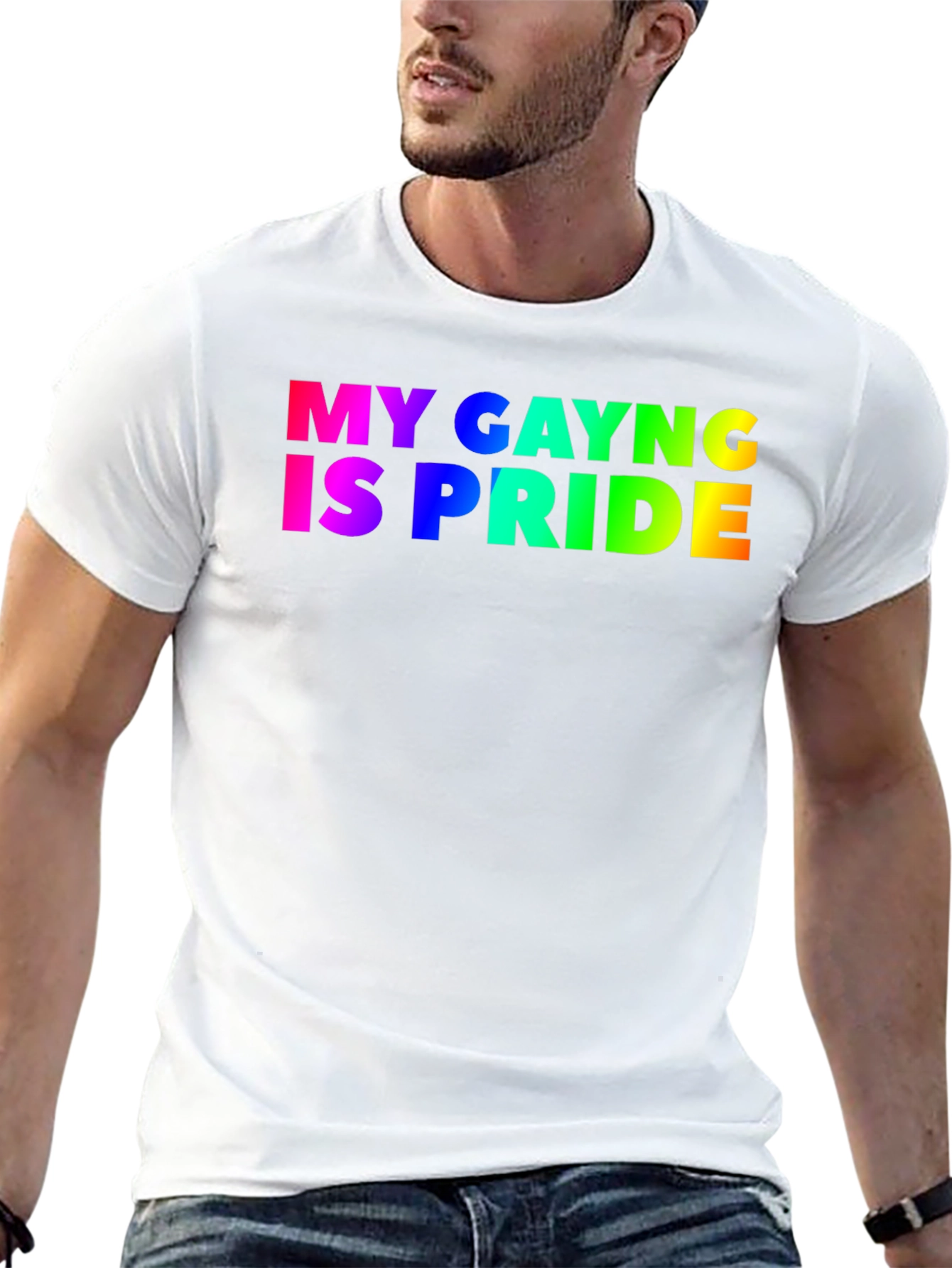 Black My Gayng Is Pride T-Shirt - Black LGBT Tee view 13
