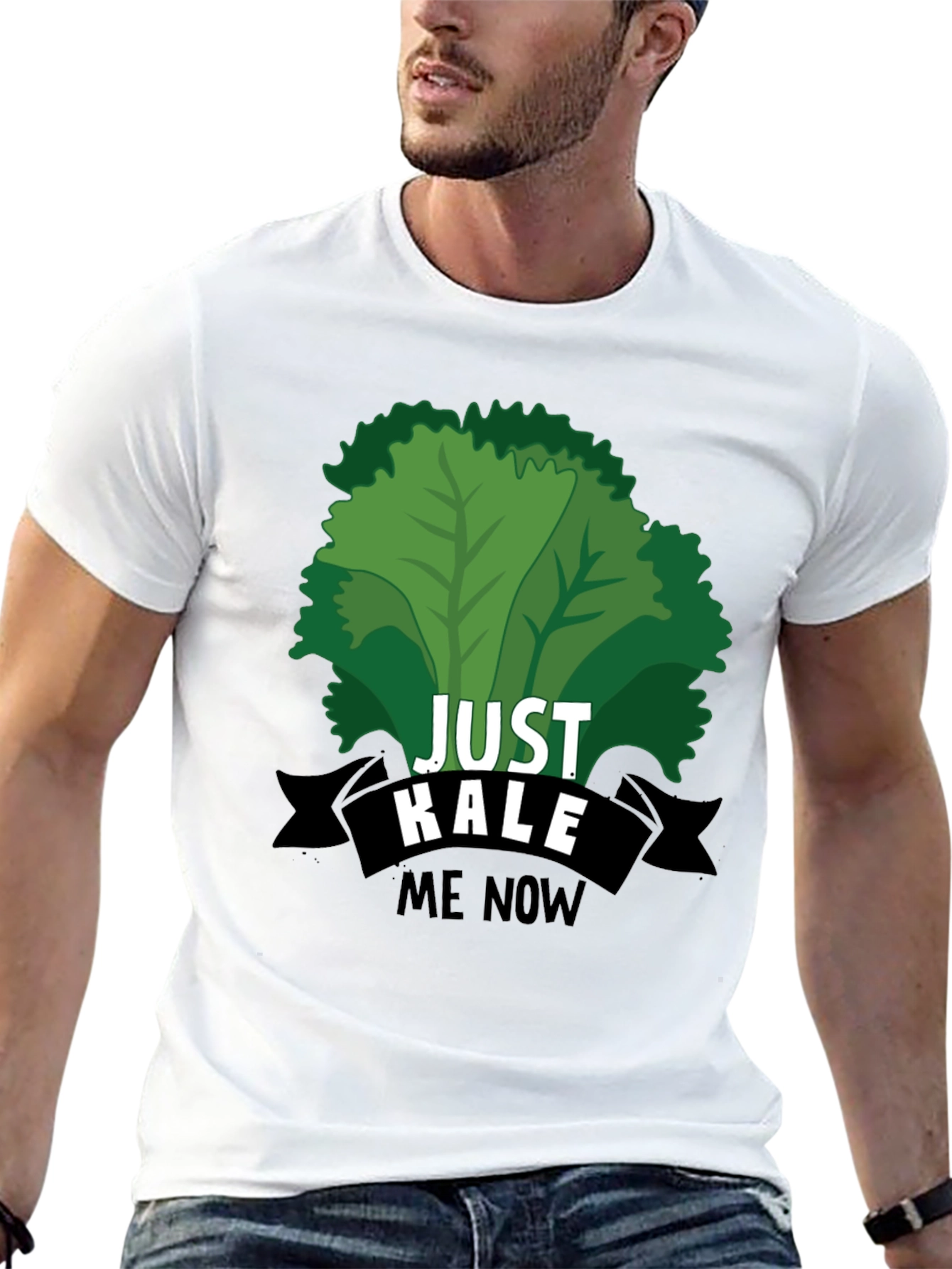 Black Just Kale Me Now T-Shirt view 13