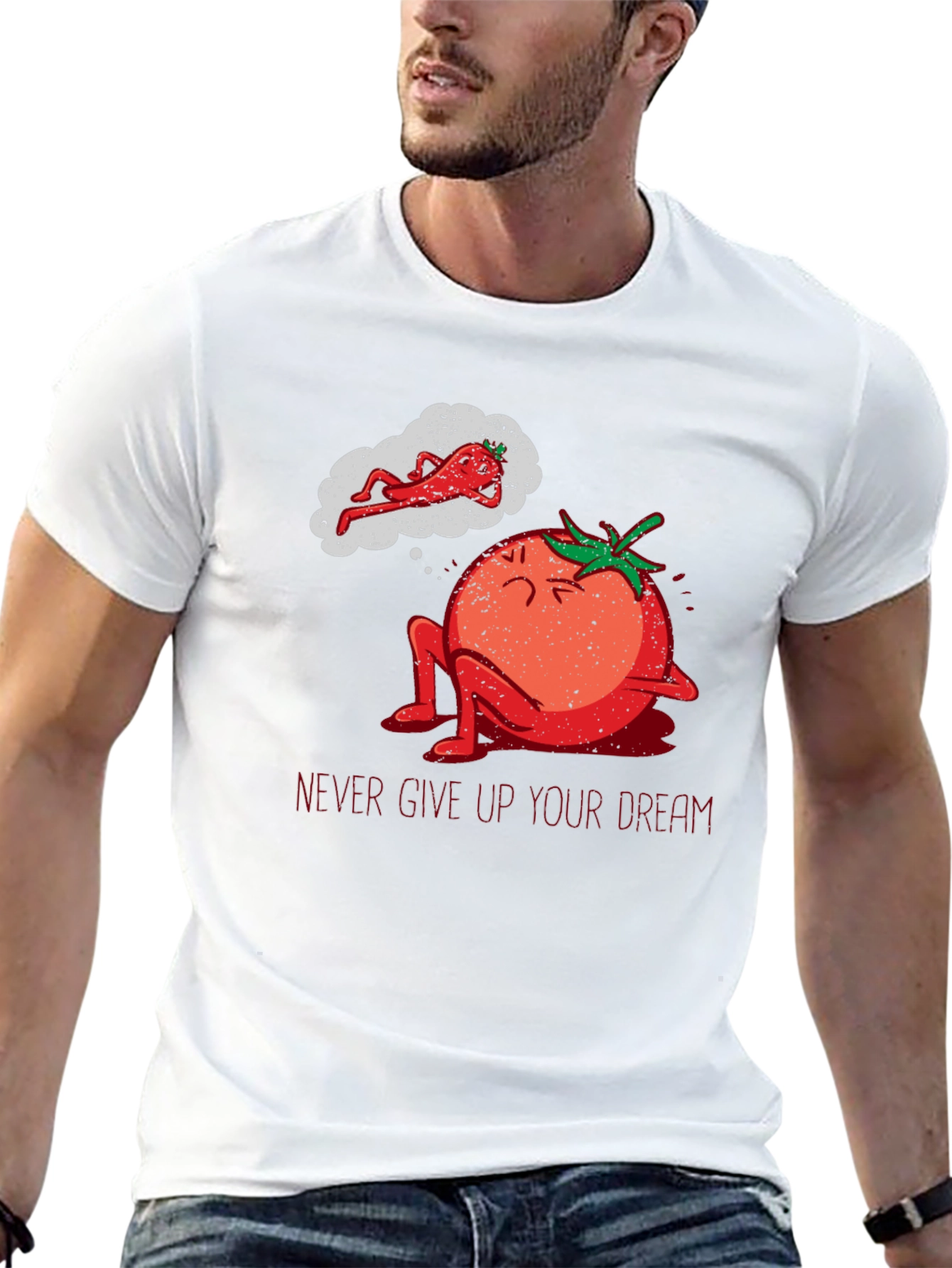 Black Tomato Dreamer Graphic T-Shirt - Never Give Up! view 13