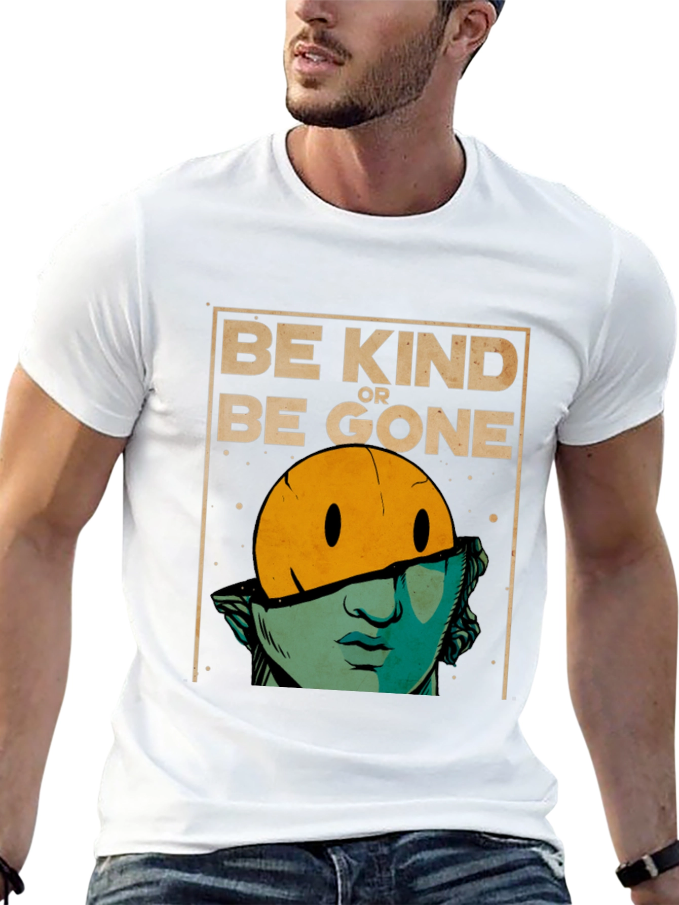 Black Be Kind or Be Gone Graphic T-Shirt view 13