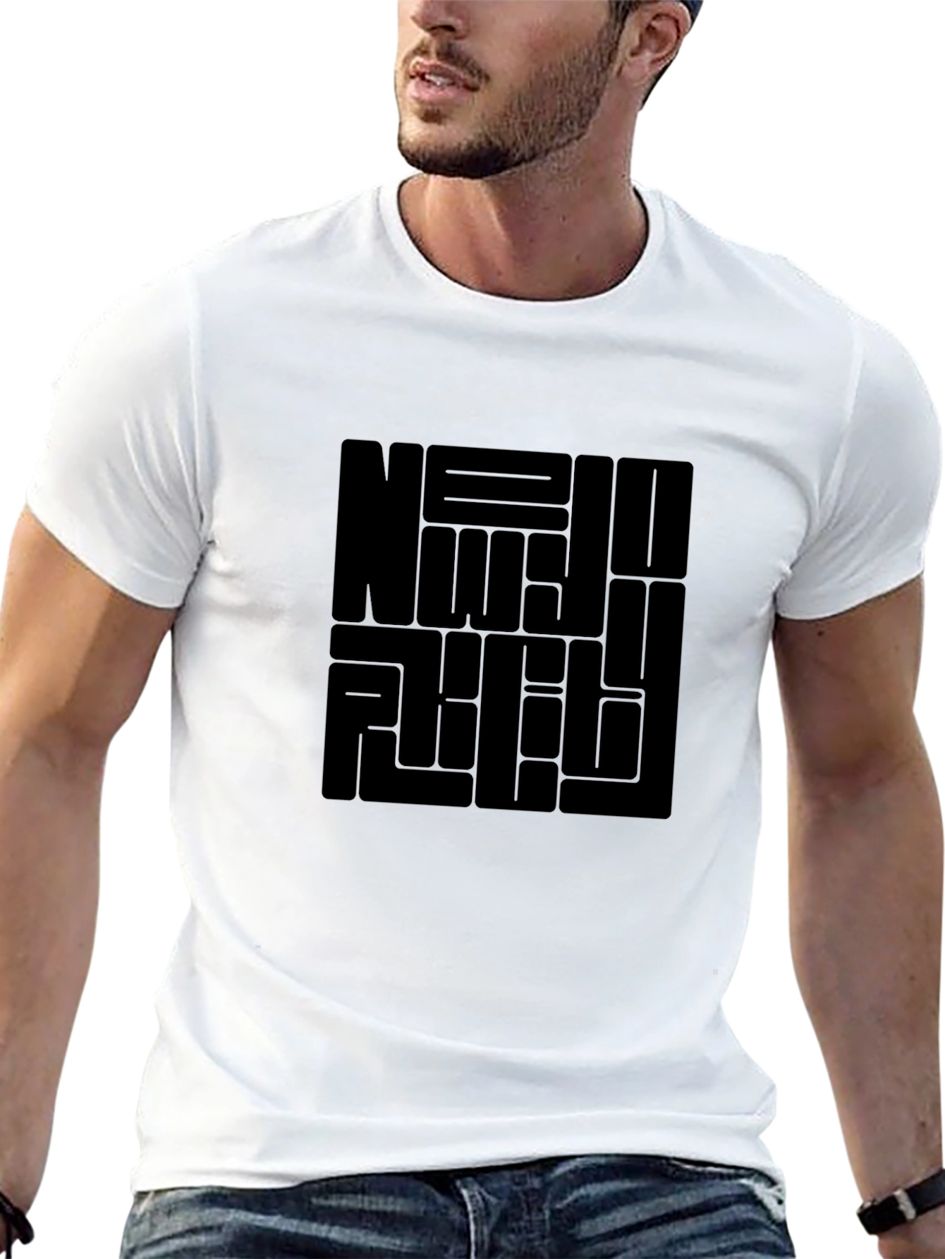 Black Graphic Black T-Shirt view 13