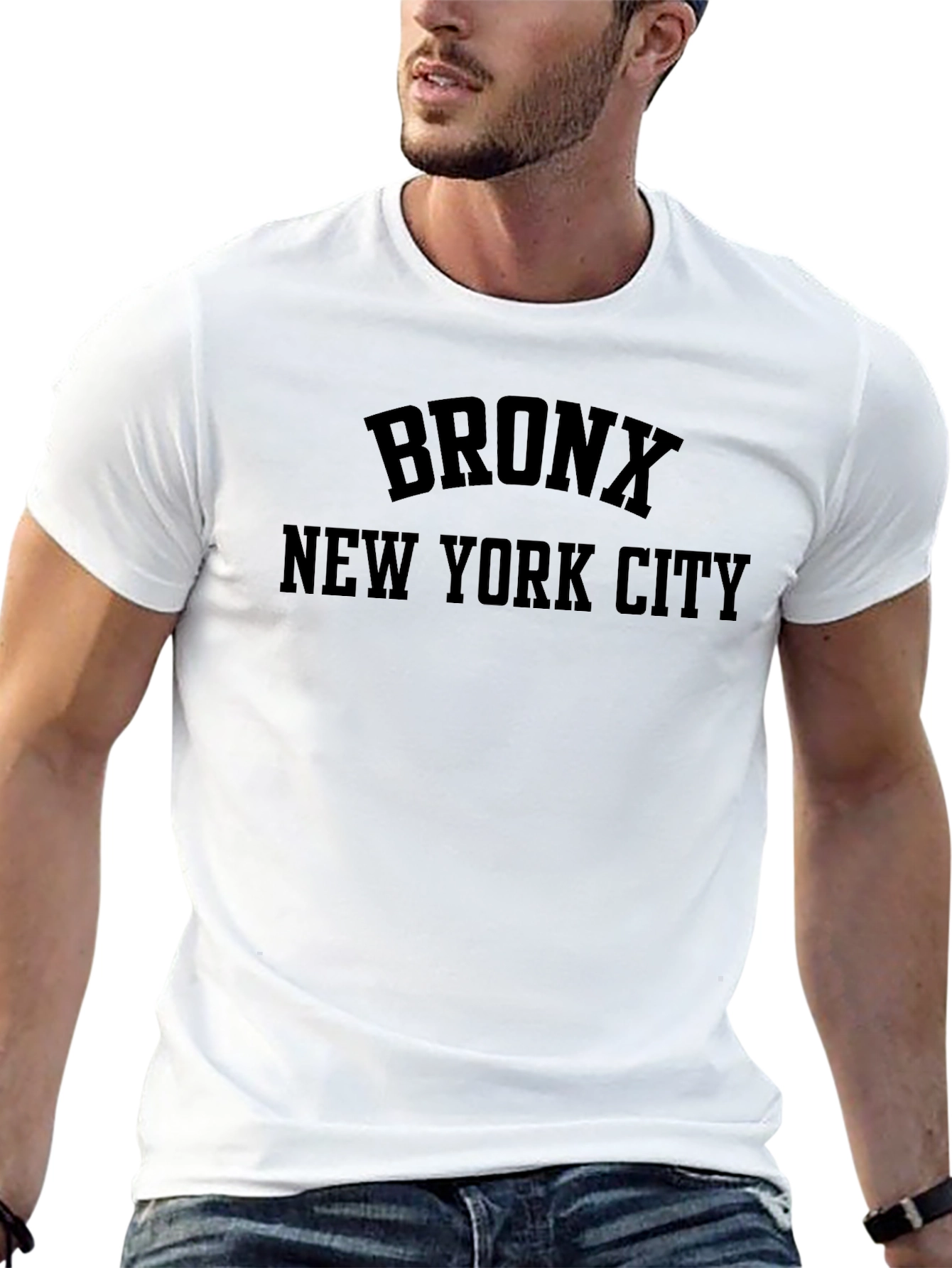 Black Bronx New York City Graphic Tee view 13