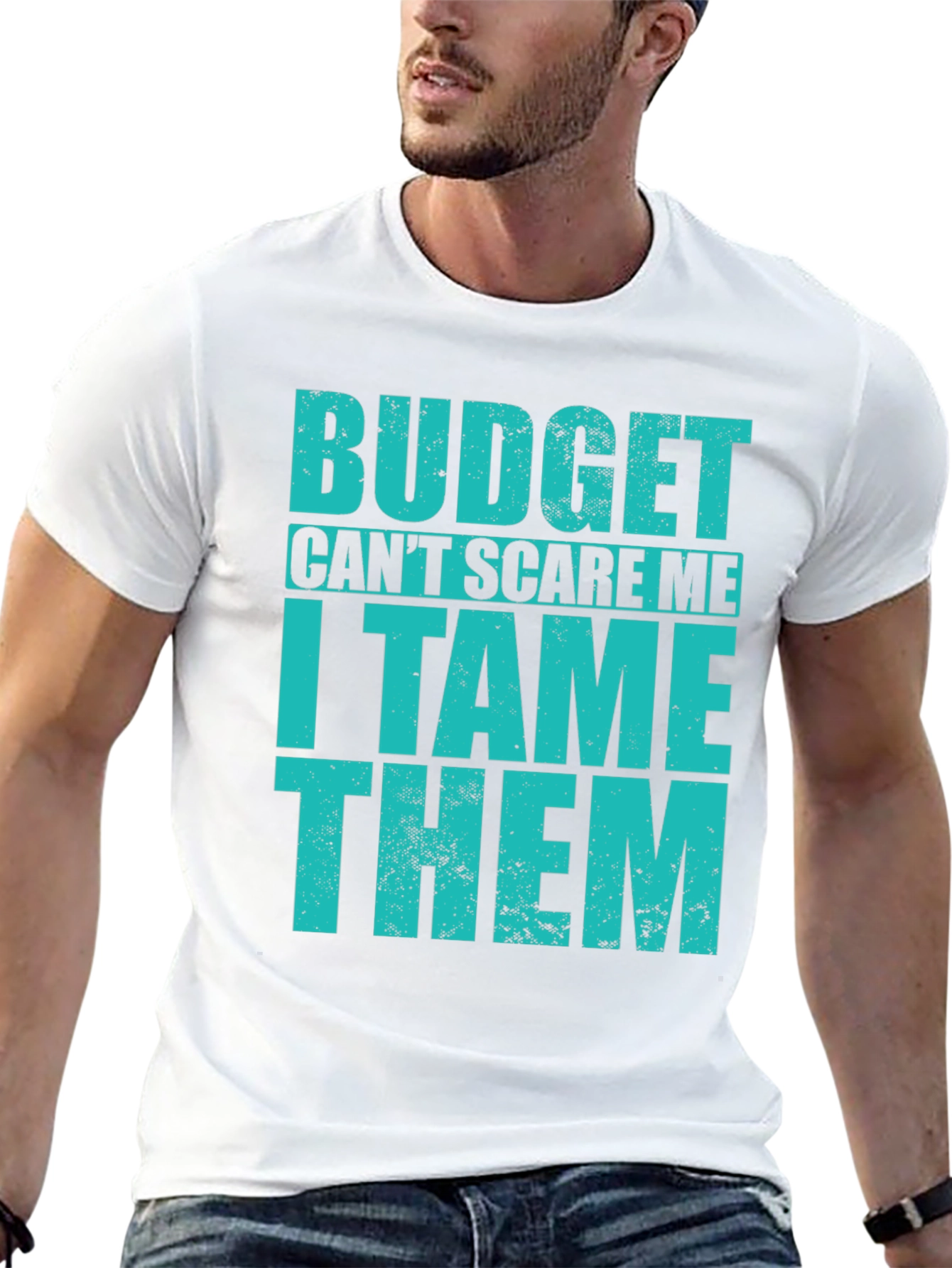 Black Budget Tamer T-Shirt - Funny Finance Tee view 13