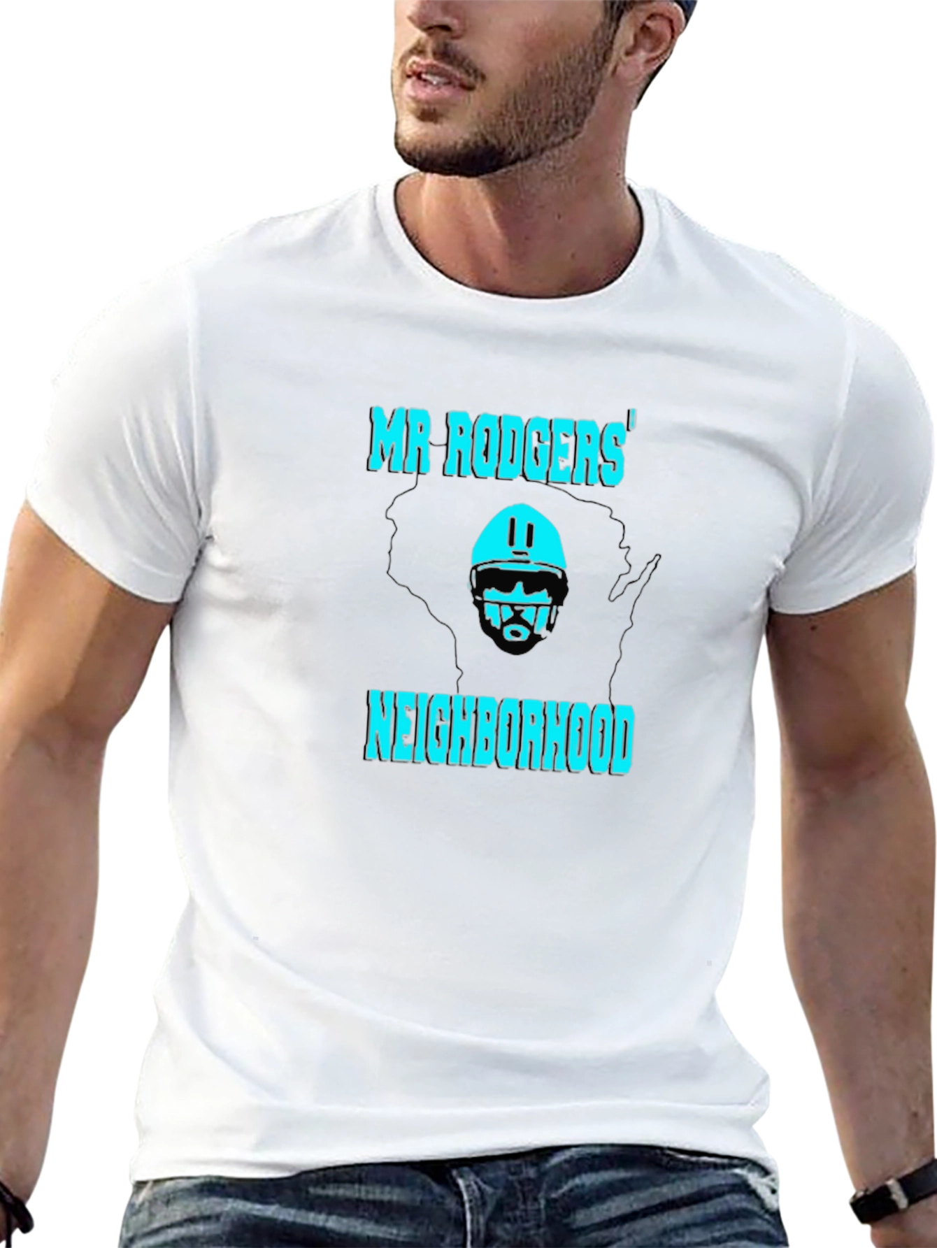 Black Mr. Rodgers' Neighborhood Tee view 13