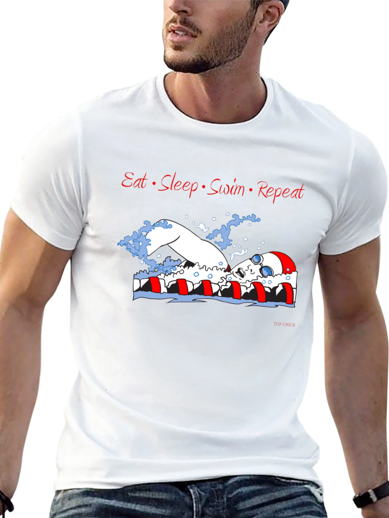 Eat Sleep Swim Repeat T-Shirt - 13