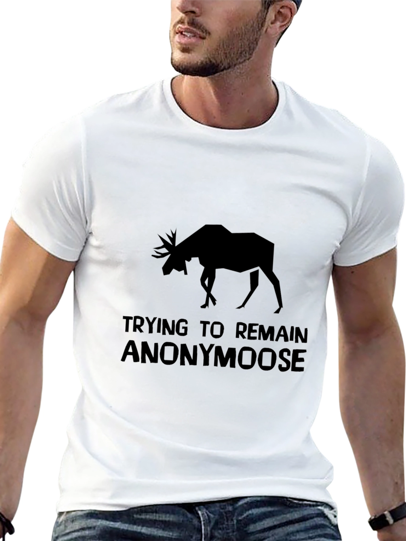 Black Anonymoose Black Graphic Tee view 13