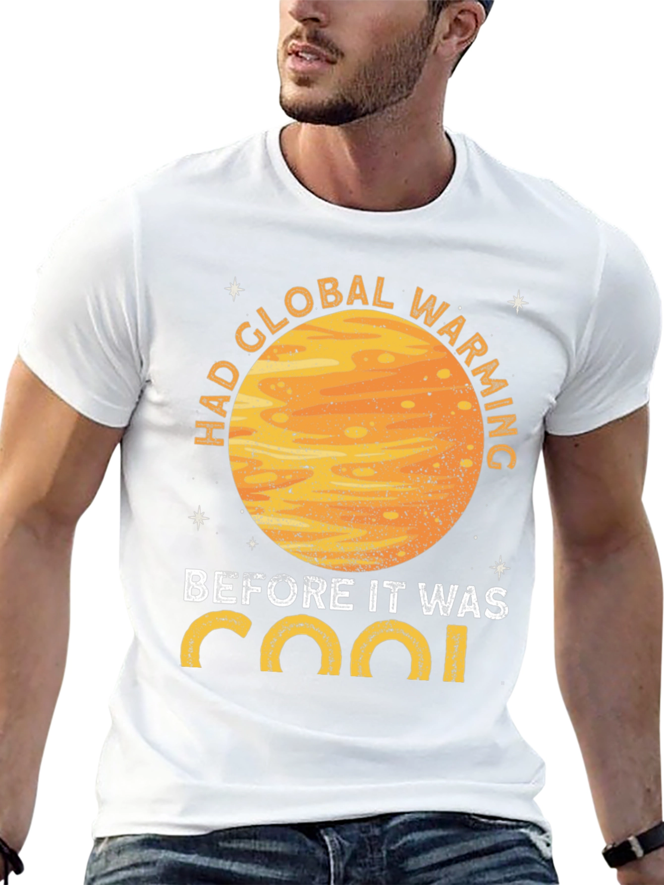 Black Had Global Warming Before It Was Cool Graphic T-Shirt view 13