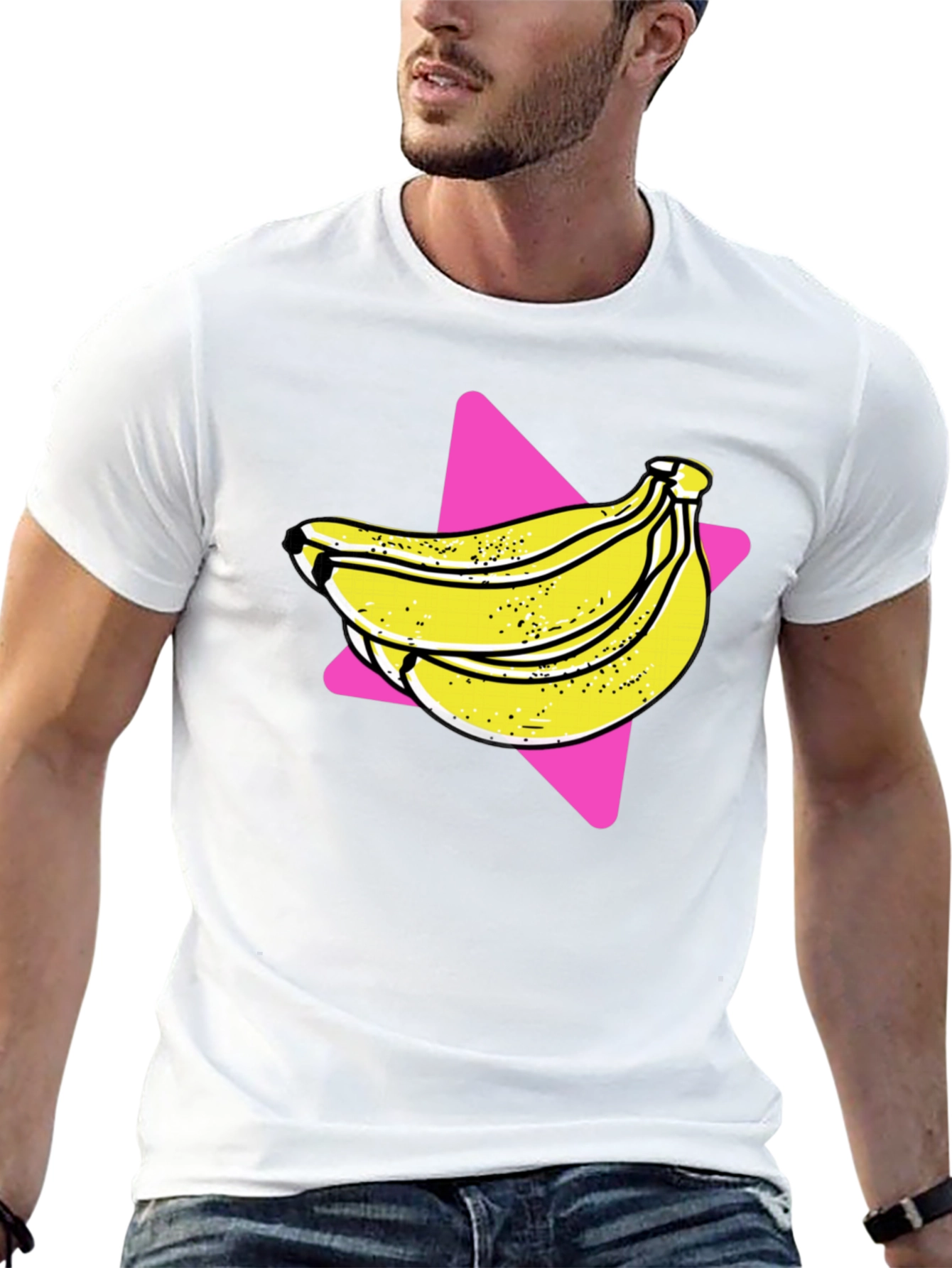 Black Banana Graphic Tee - Retro Style view 13