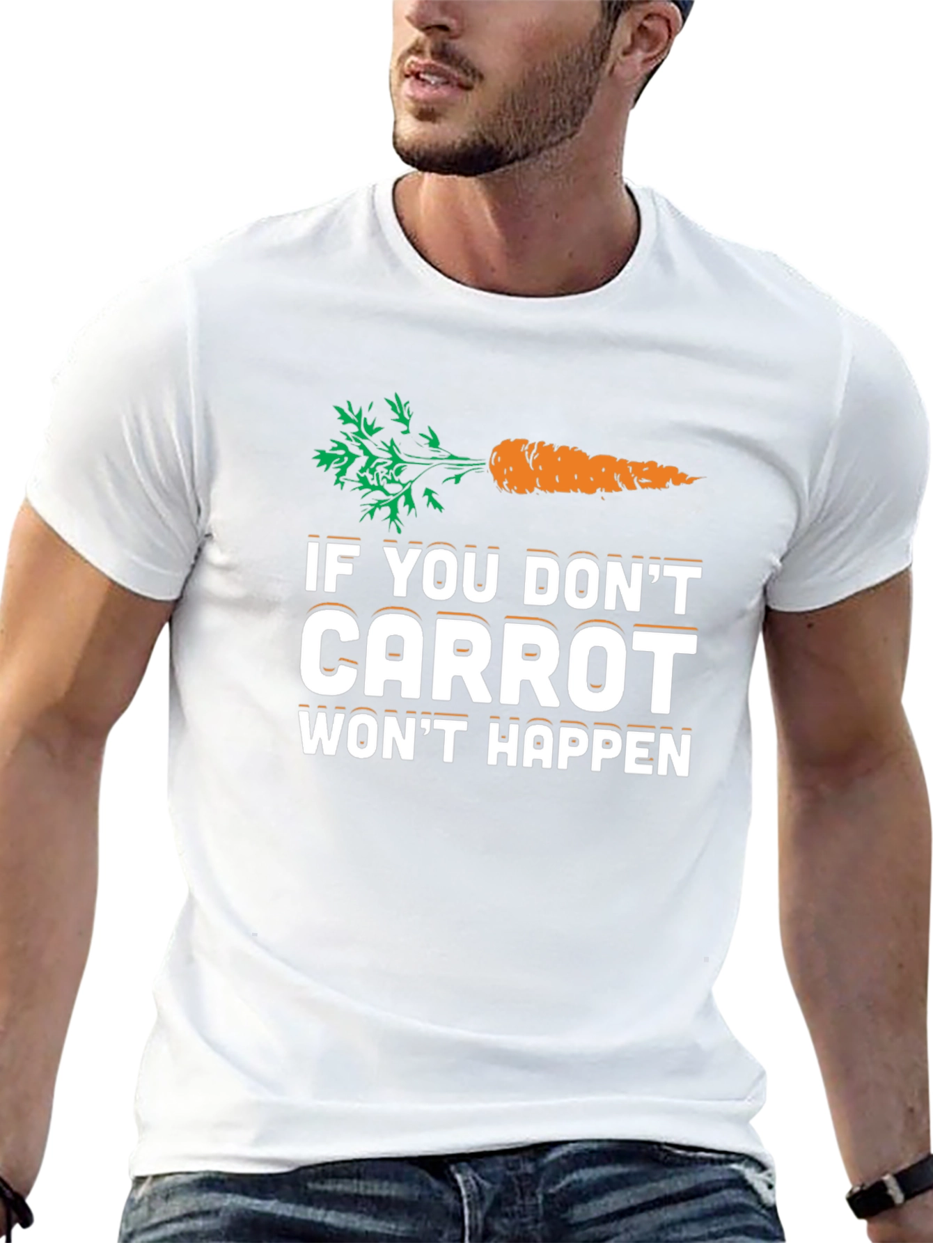 Black If You Don't Carrot Funny T-Shirt view 13