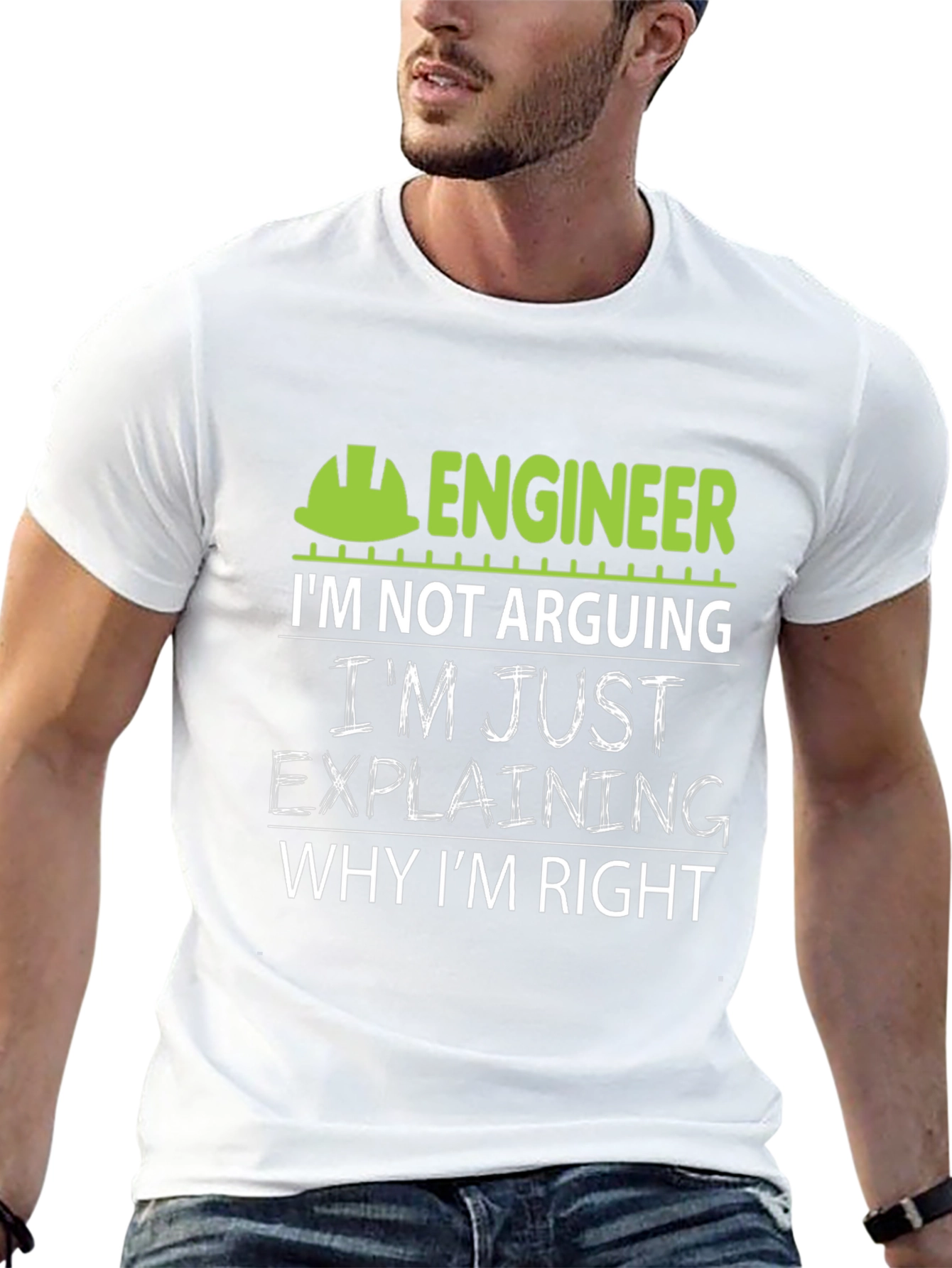 Black Engineer Explaining Humor T-Shirt view 13