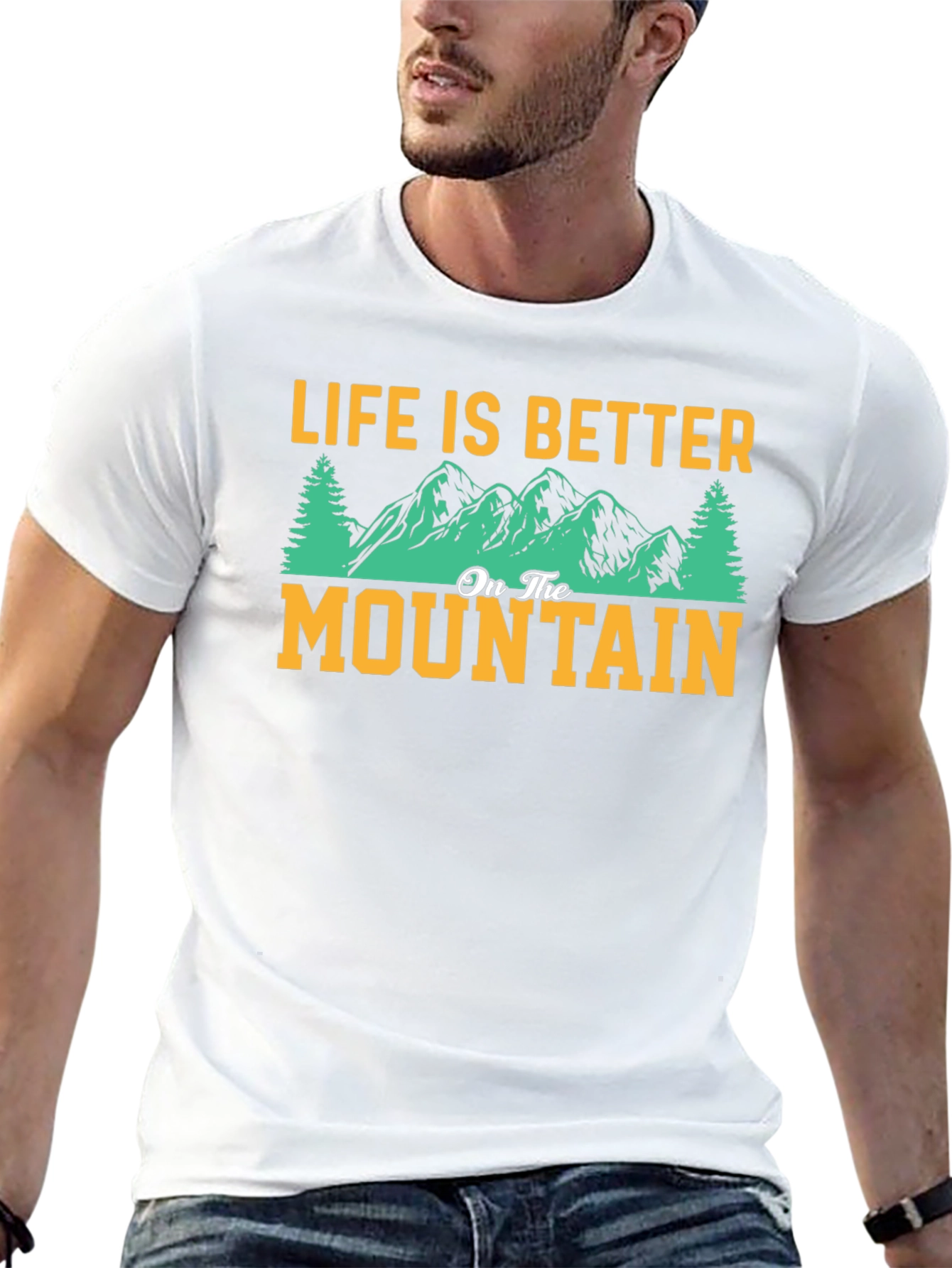 Black Life is Better on the Mountain Graphic Tee view 13
