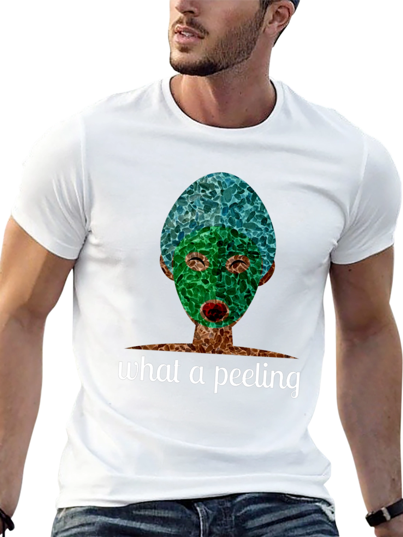 Black What a Peeling T-Shirt | Funny Spa Day Tee view 13