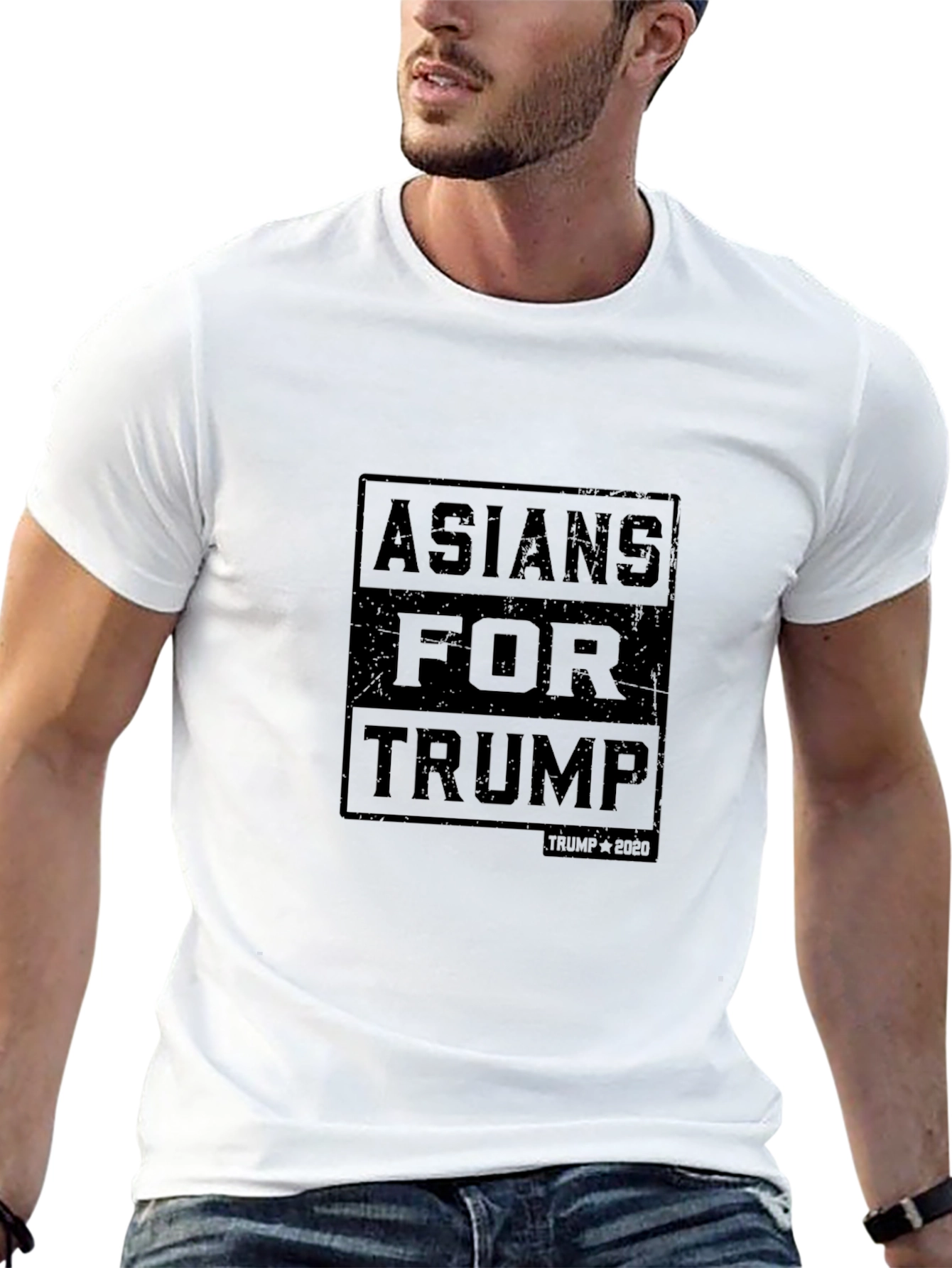Asians for Trump Graphic Tee - Political Statement Shirt - 13
