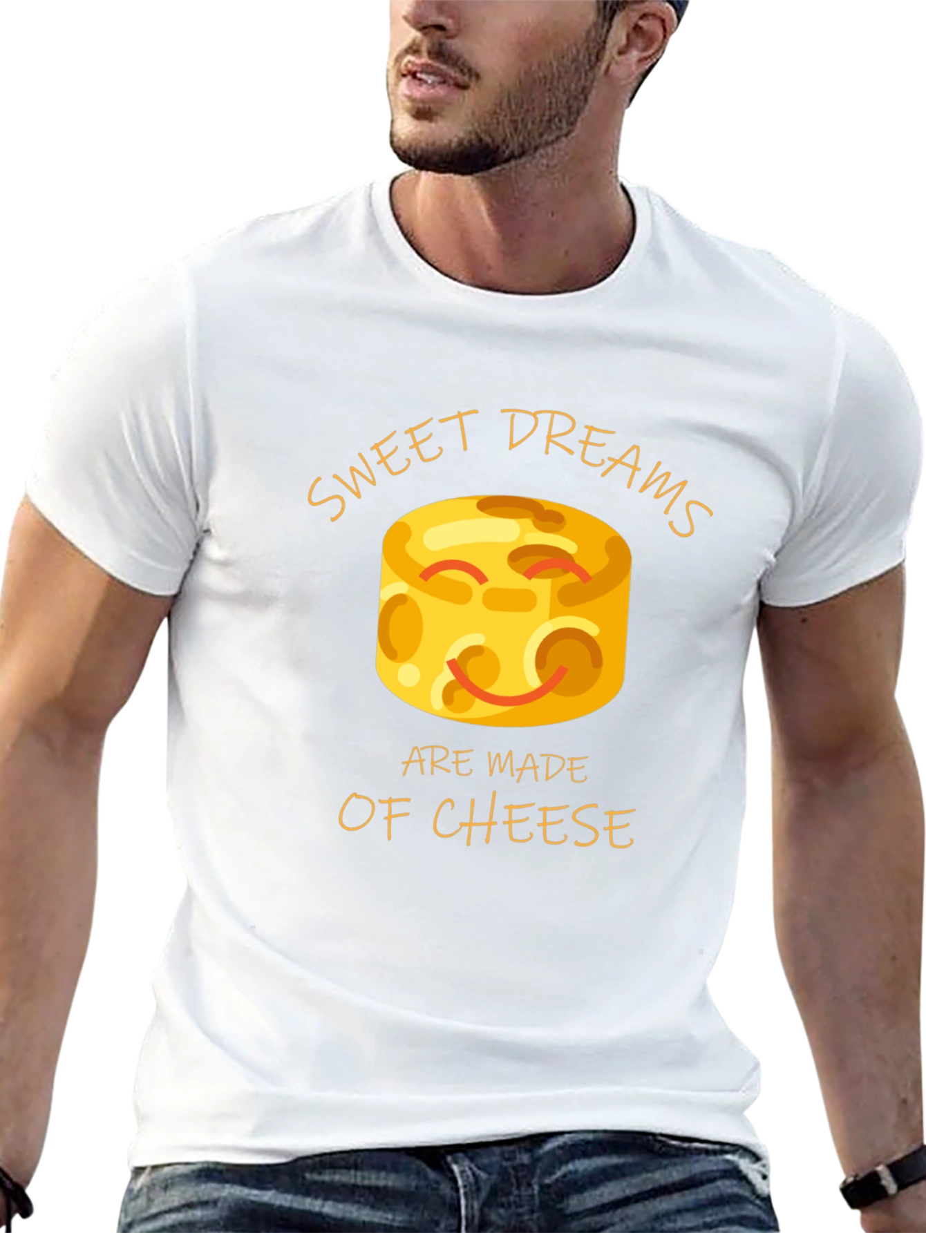 Black Sweet Dreams Are Made of Cheese T-Shirt view 13