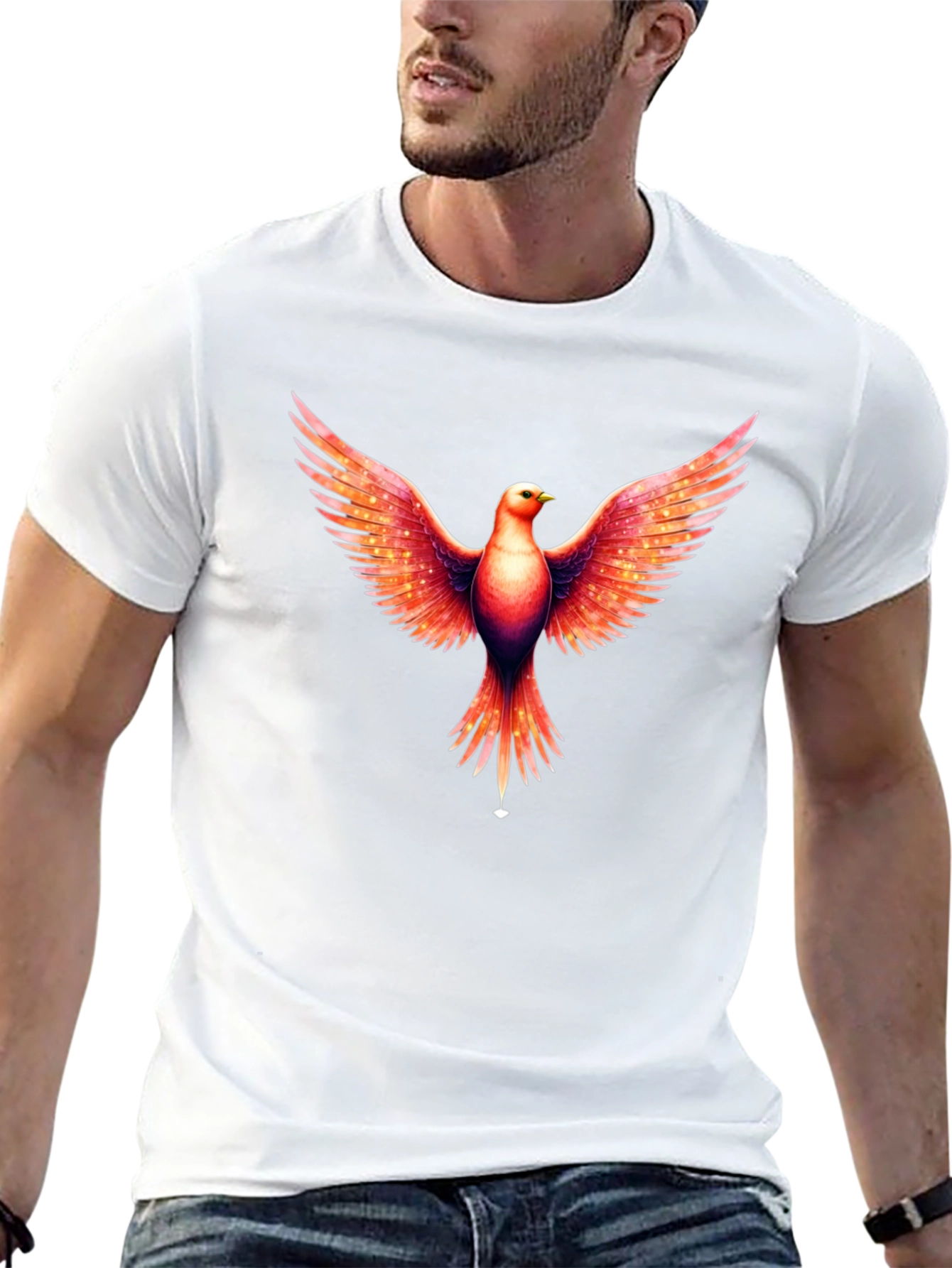 Black Phoenix Graphic T-Shirt - Rising in Style view 13