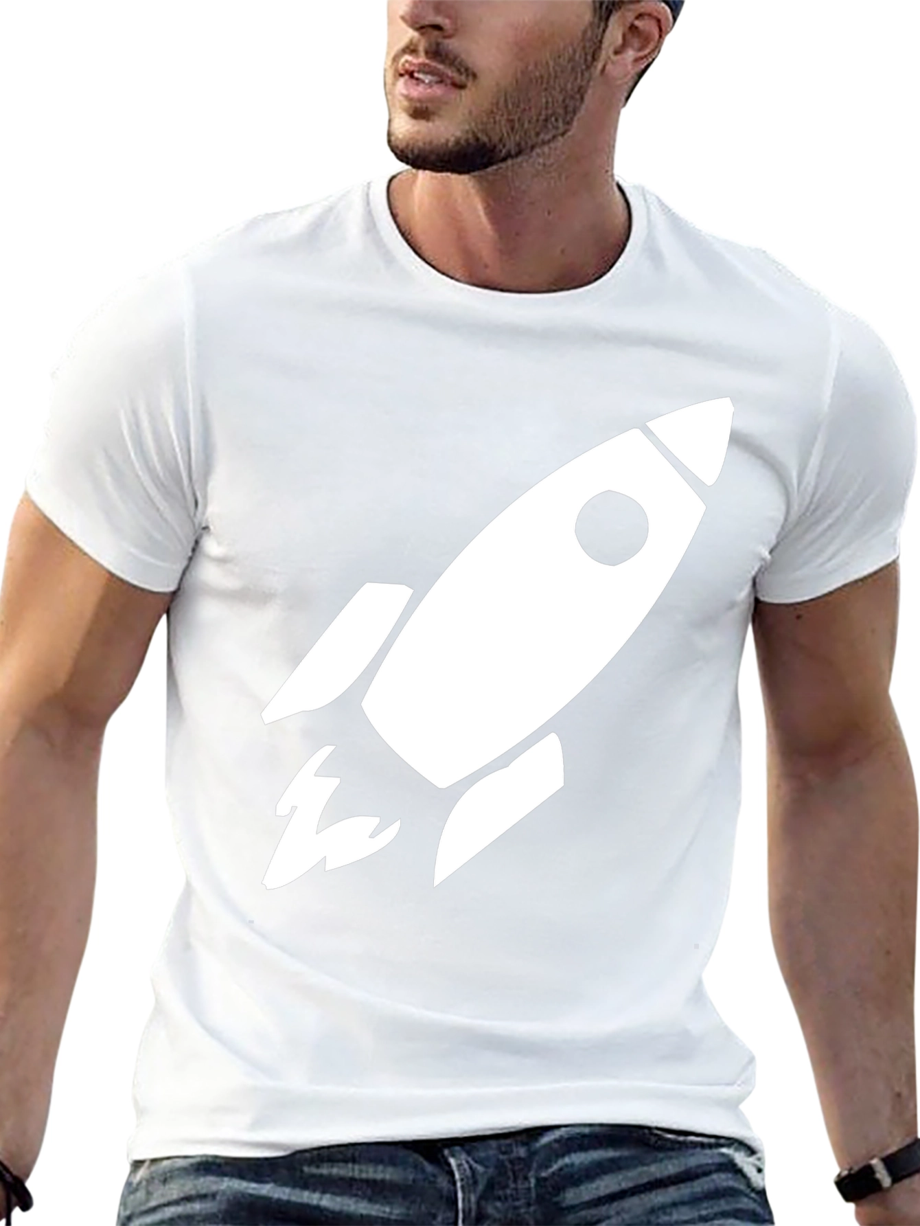 Rocket Graphic T-Shirt - Bold Style, Classic Fit - 13