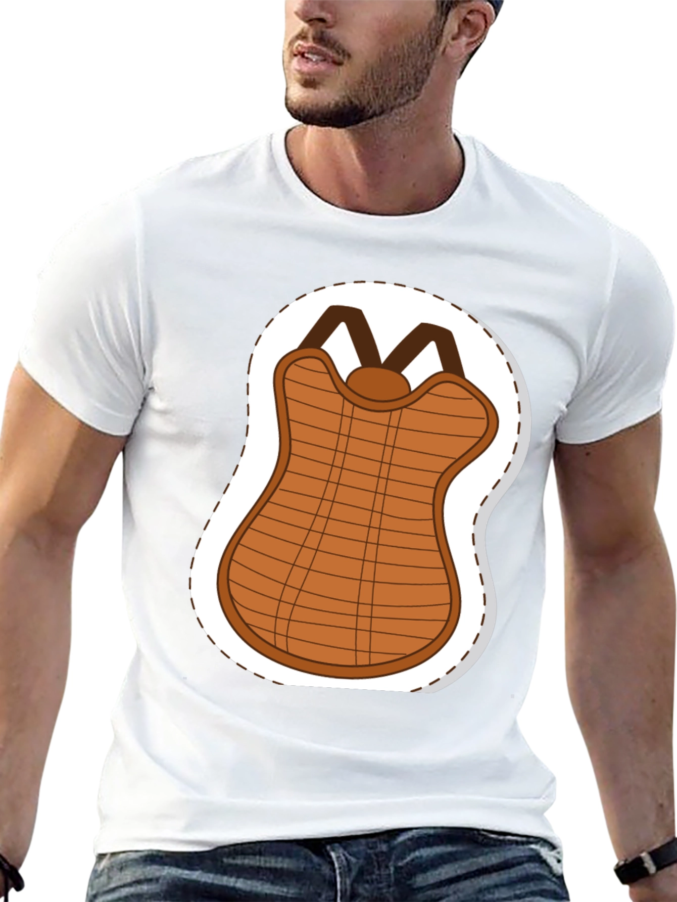 Black Baseball Catcher T-Shirt view 13