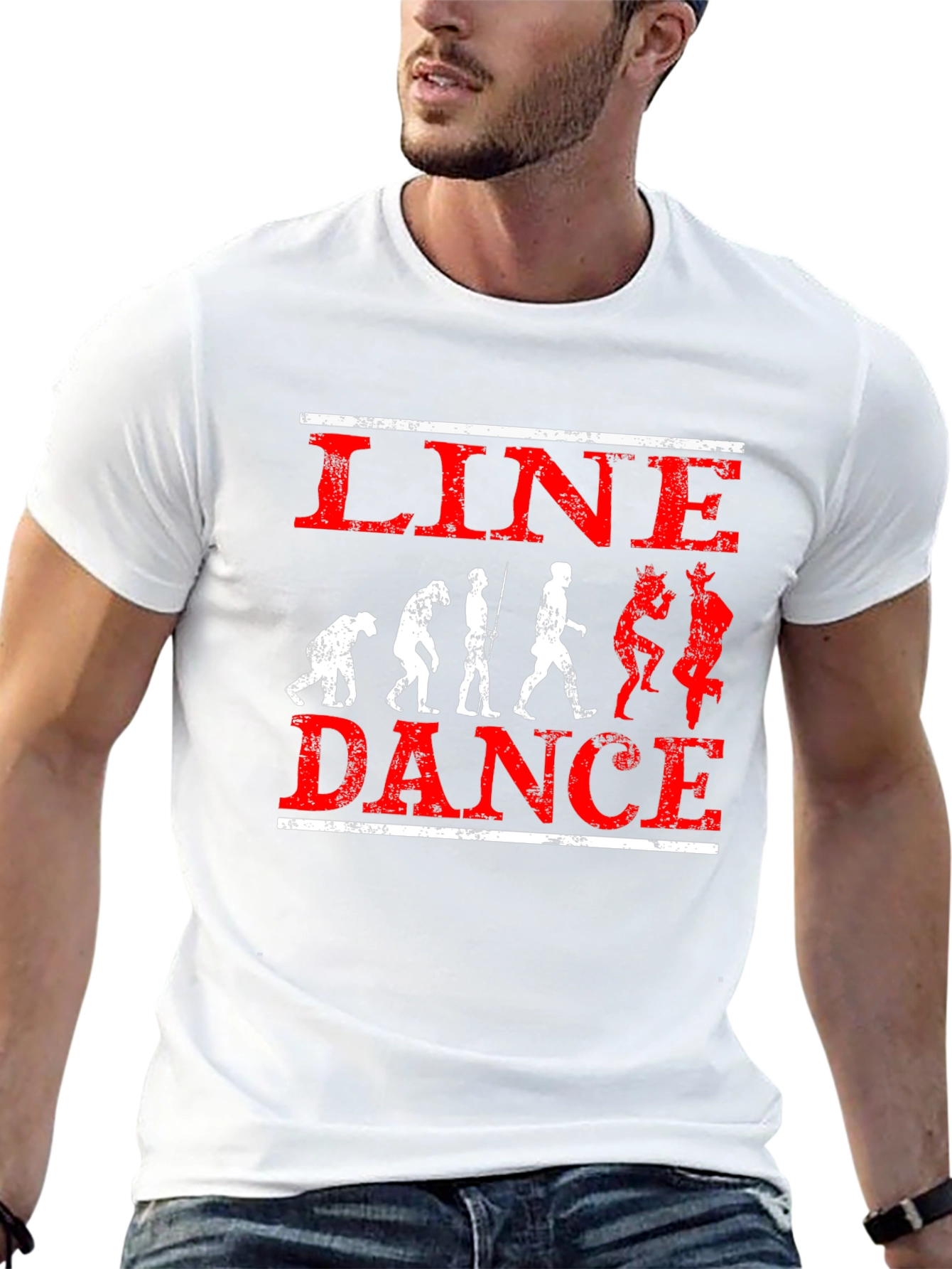 Black Line Dance Evolution Graphic Tee view 13