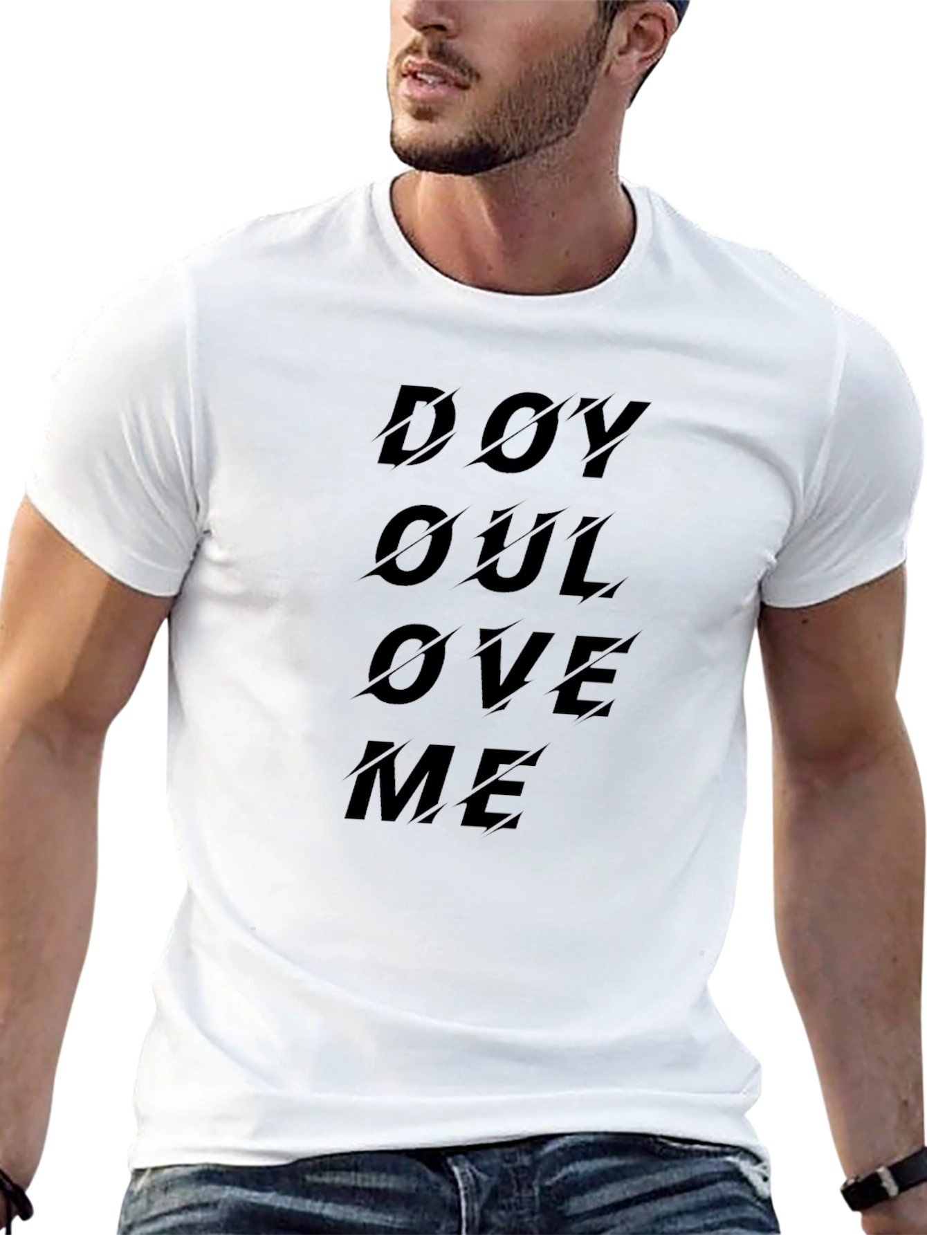 Black Do You Love Me? Graphic Tee - Black T-Shirt view 13