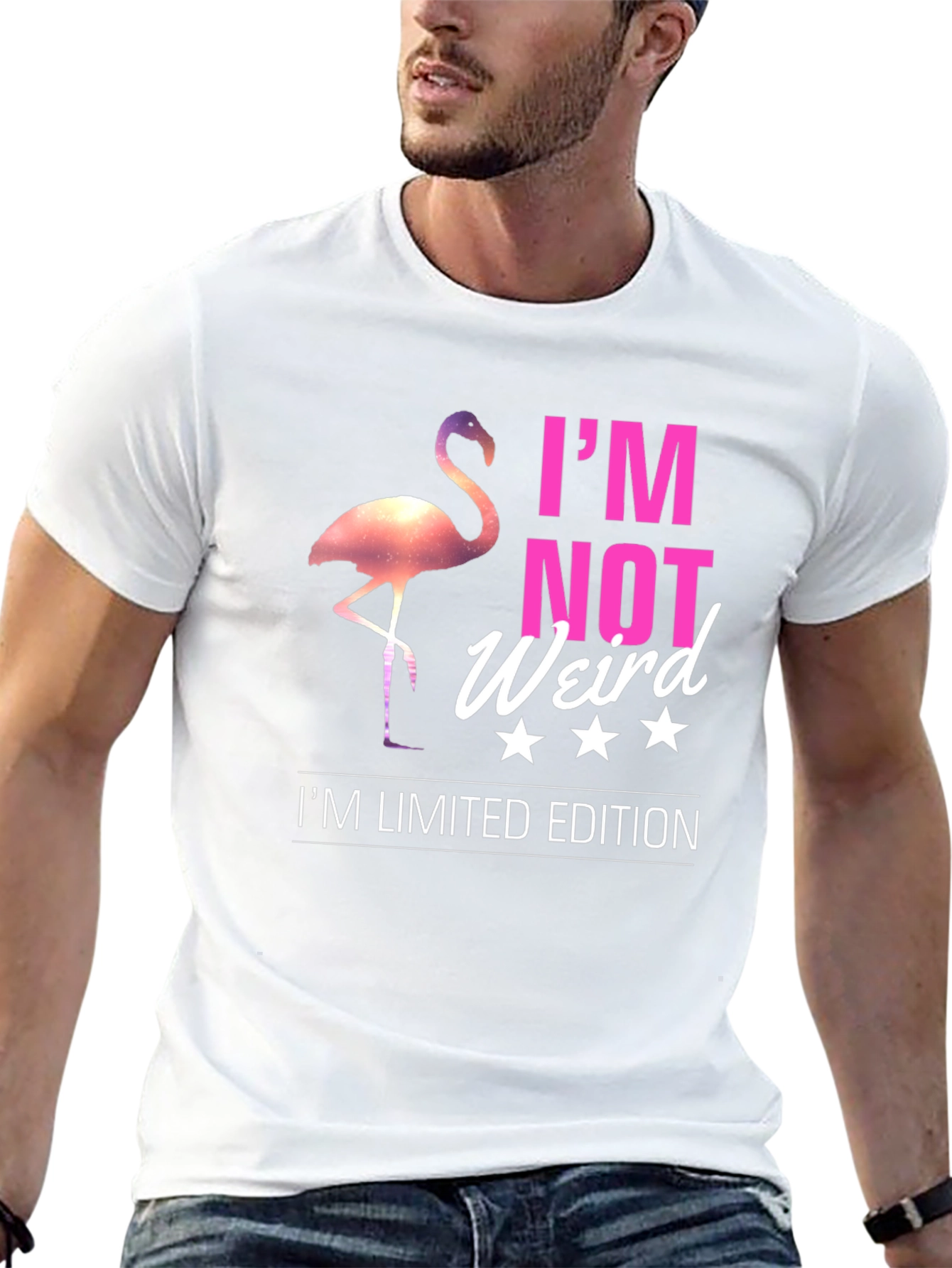 Black I'm Not Weird I'm Limited Edition Graphic T-Shirt view 13