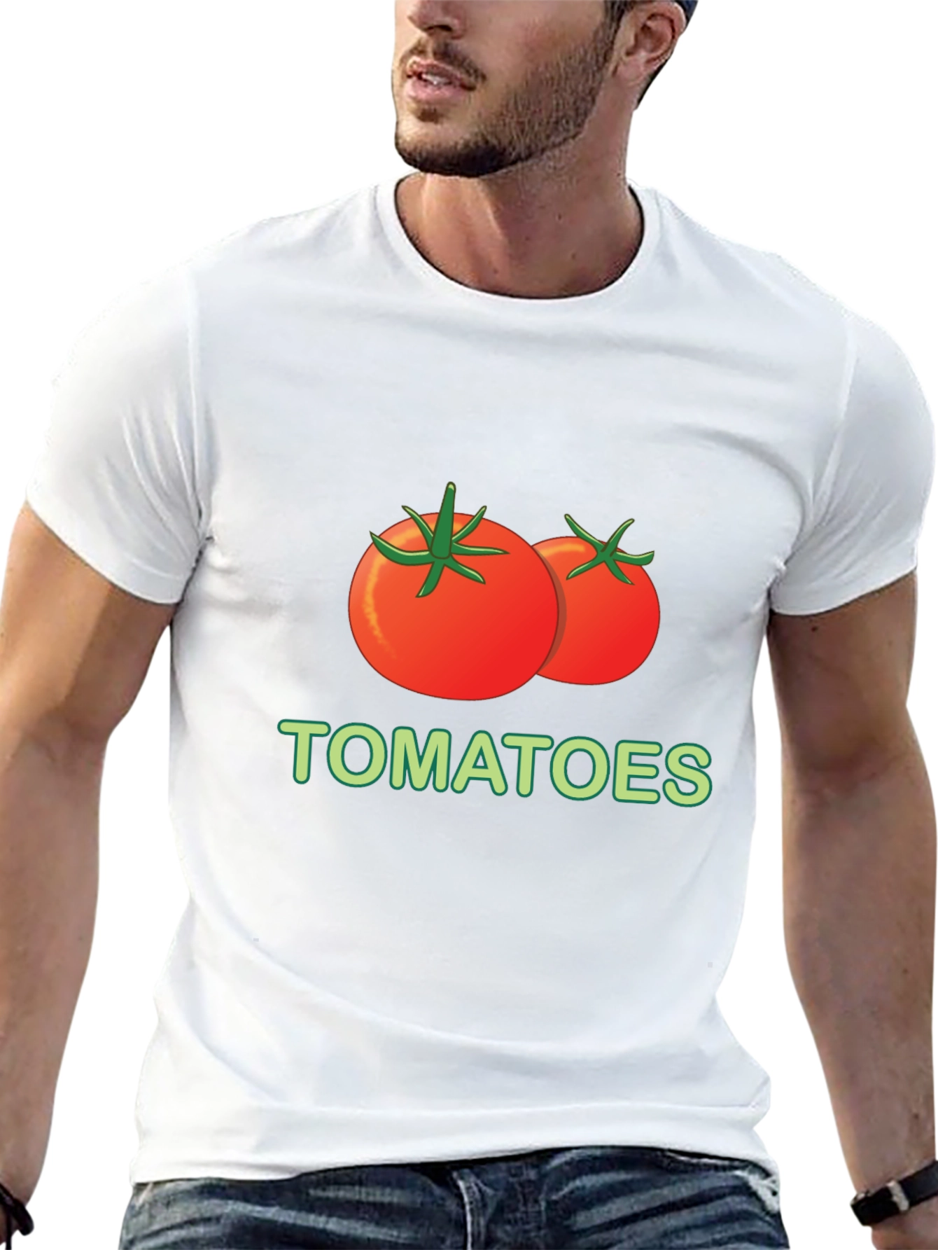 Black Tomato T-Shirt - Graphic Print Tee view 13