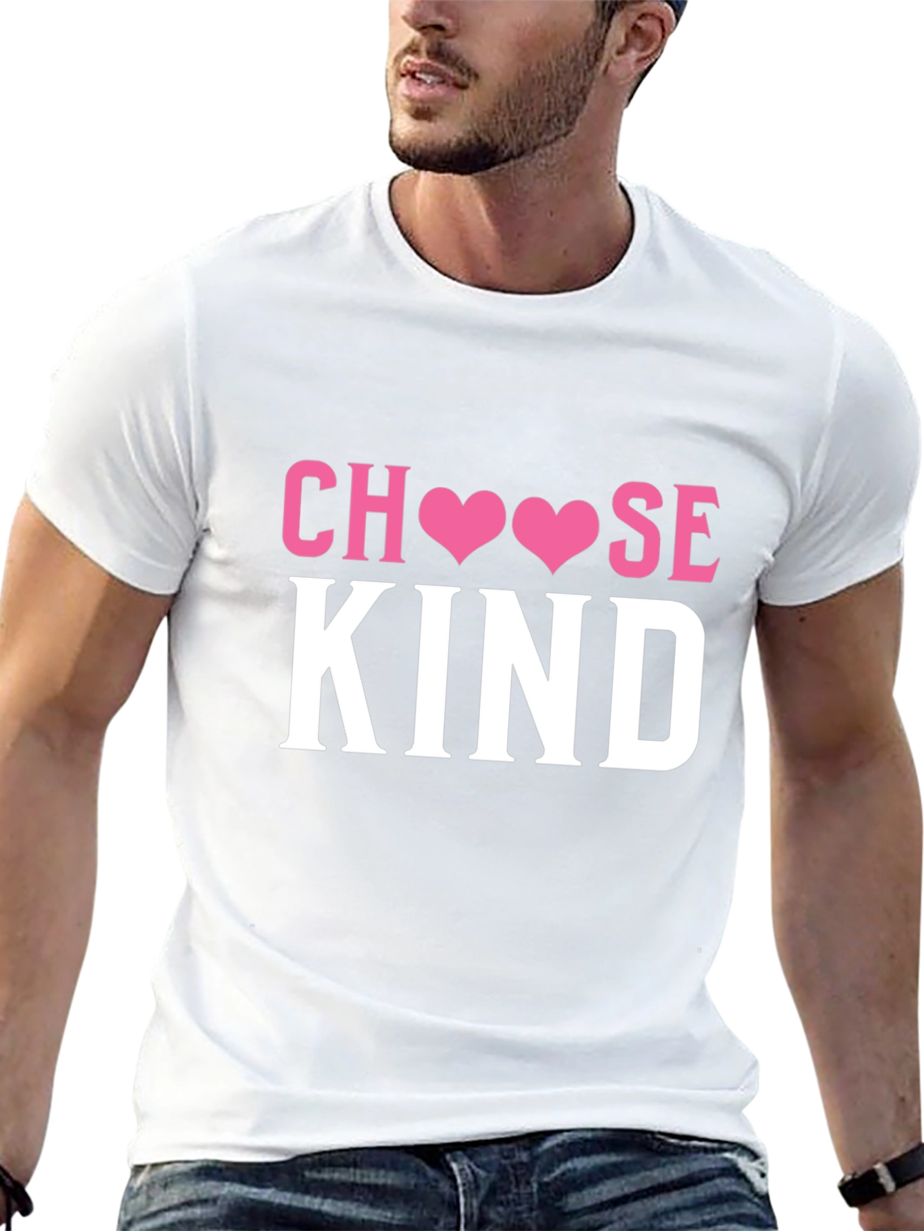 Black Choose Kind T-Shirt - Positive Message Tee view 13