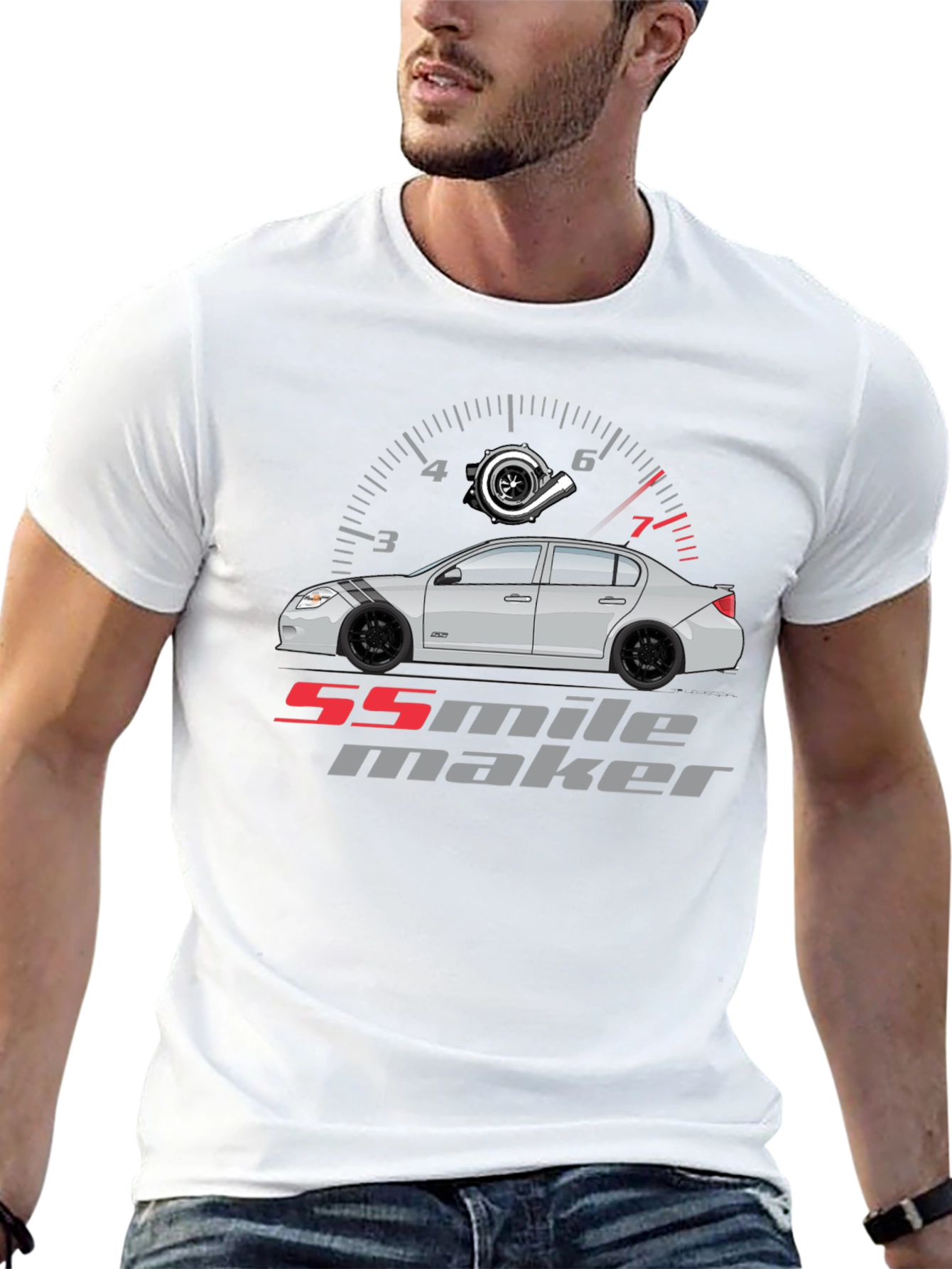 Black 55 Mile Maker T-Shirt - Car Enthusiast Tee view 13