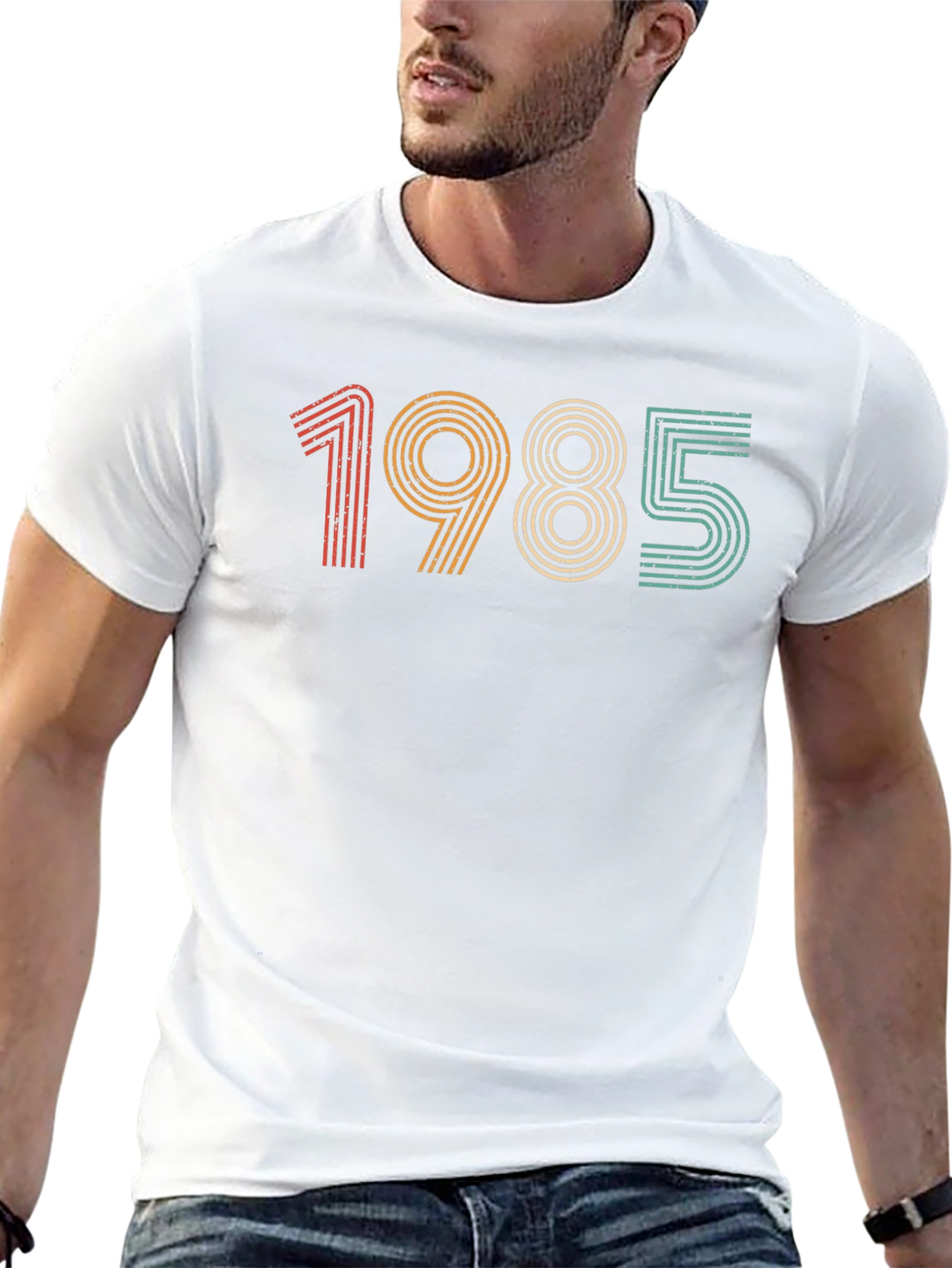 Black Vintage 1985 Graphic Tee - Retro Birthday Shirt view 13