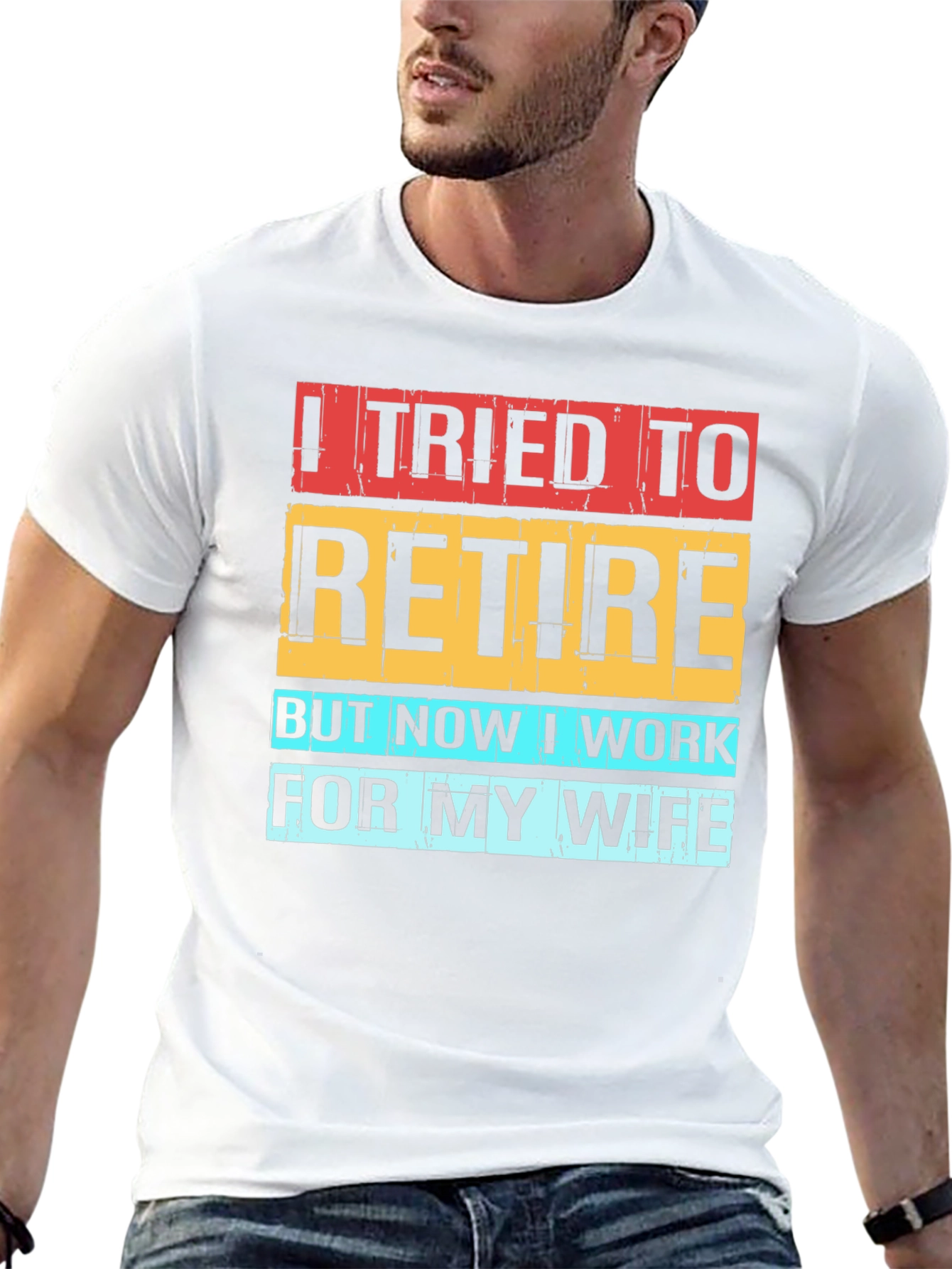 Black Funny Retirement T-Shirt - I Tried To Retire view 13