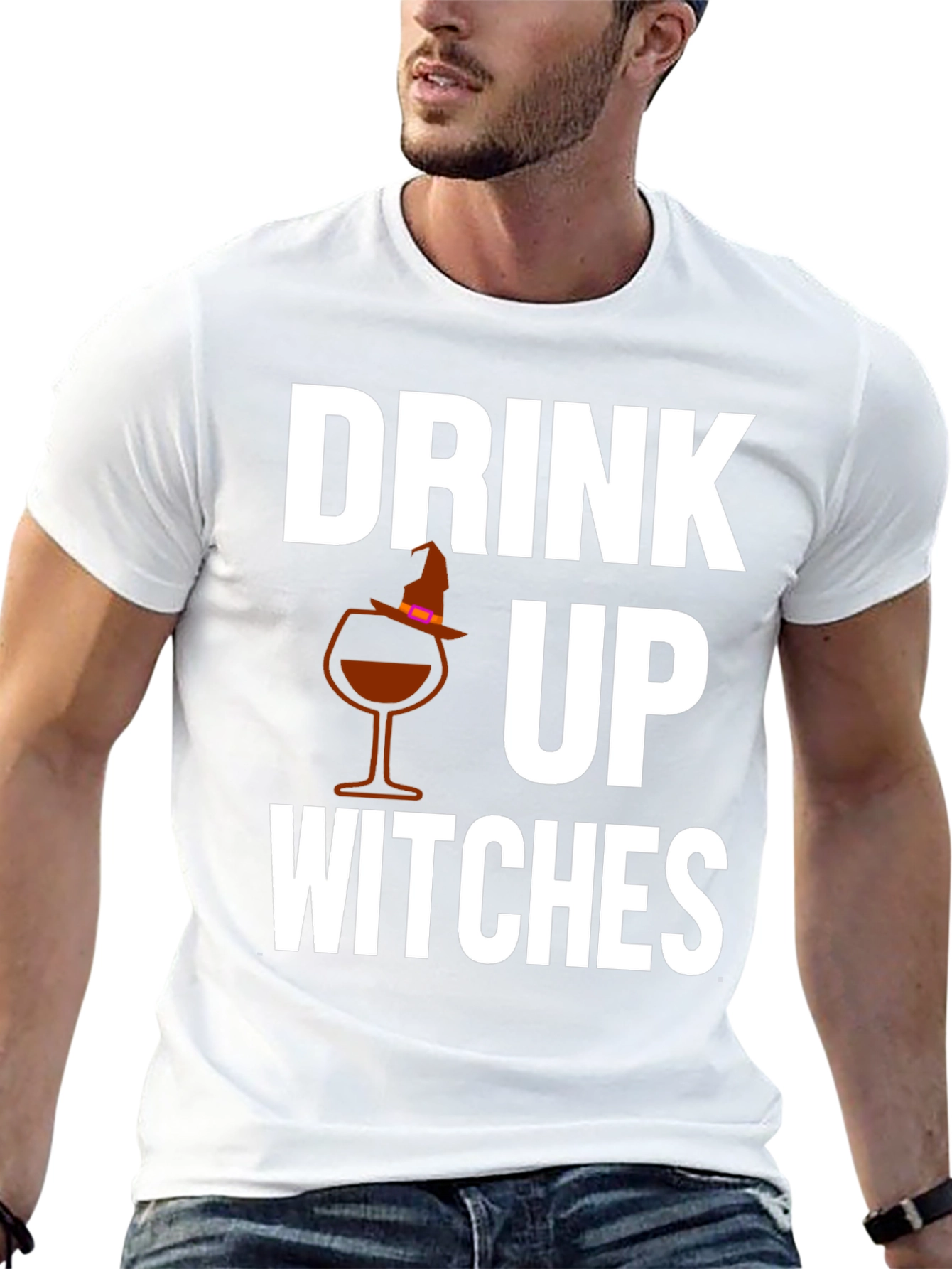 Drink Up Witches Graphic T-Shirt - 13