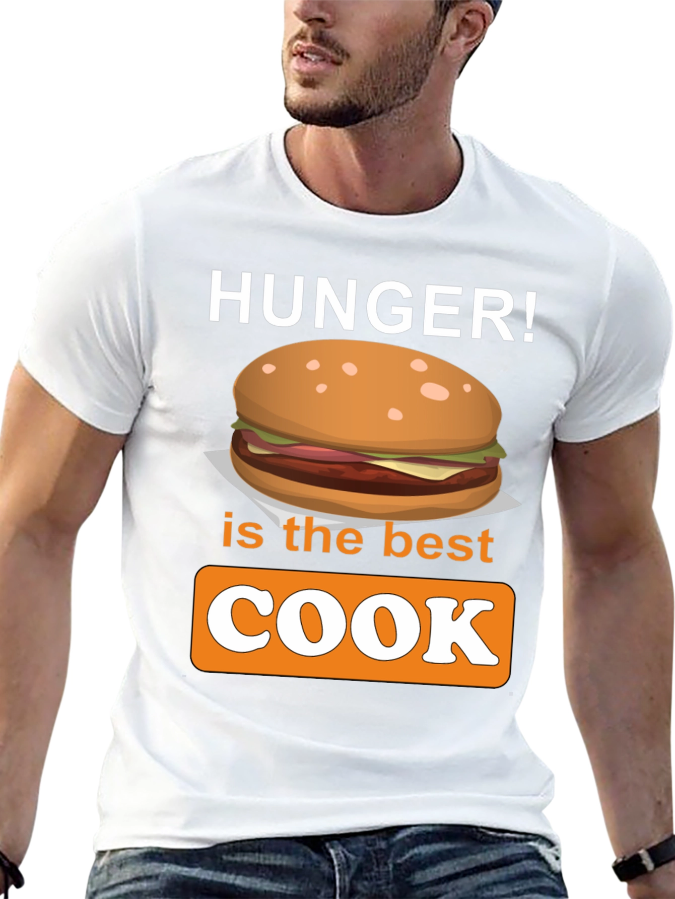 Black Hunger is the Best Cook T-Shirt - Foodie Apparel view 13