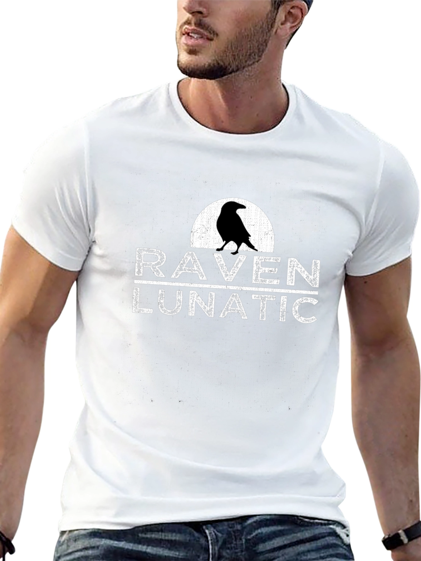 Black Raven Lunatic Graphic Tee view 13