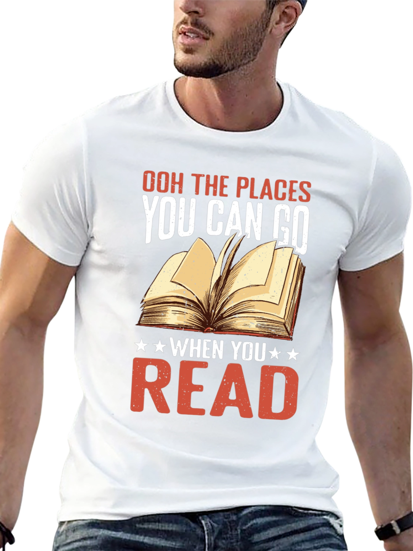 Black Book Lover T-Shirt - Places You Can Go view 13