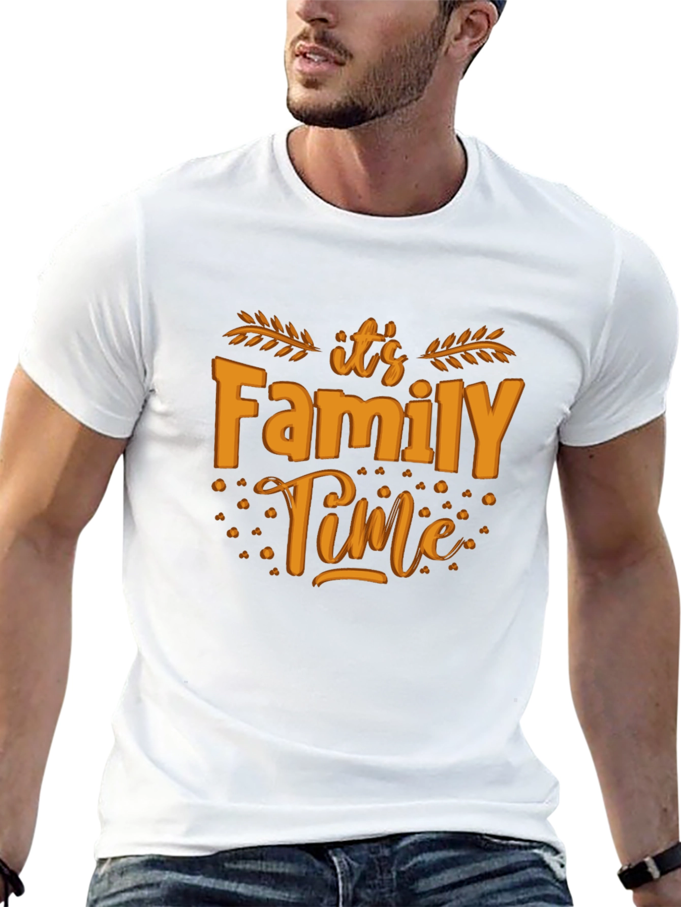 Black Family Time Black T-Shirt view 13