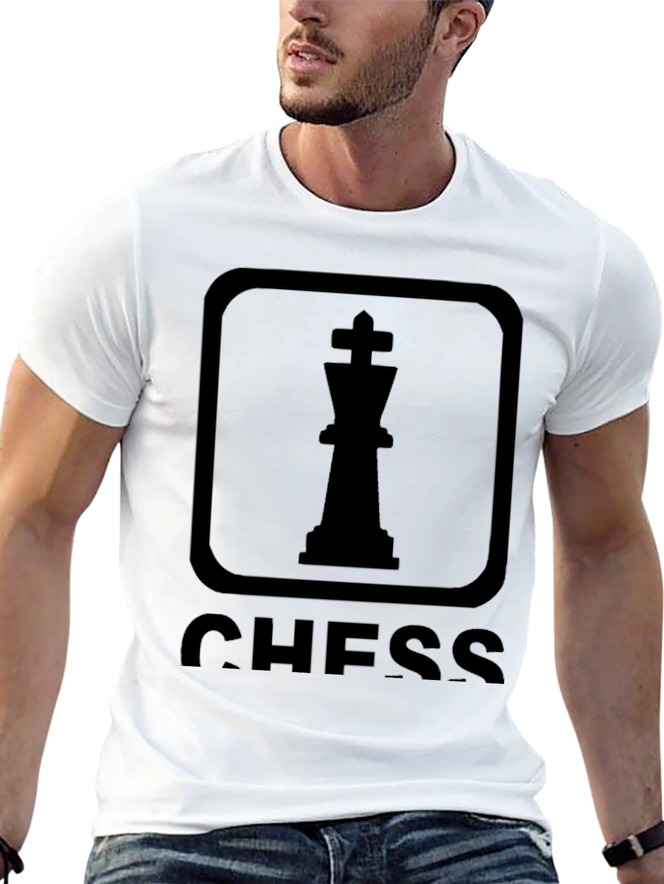 Black Chess King Graphic T-Shirt - Black view 13