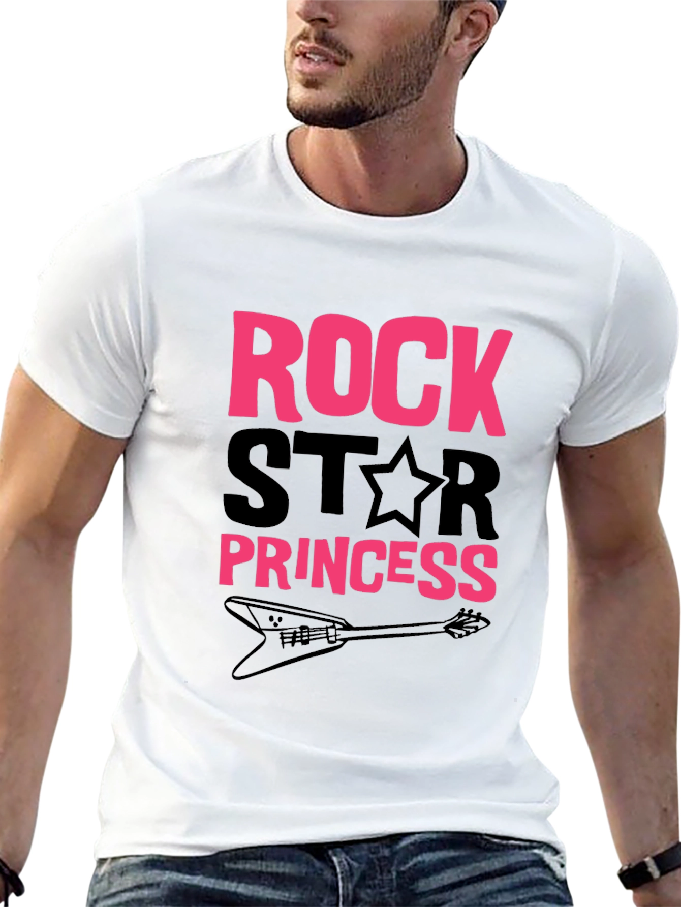 Black Rock Star Princess Graphic T-Shirt view 13
