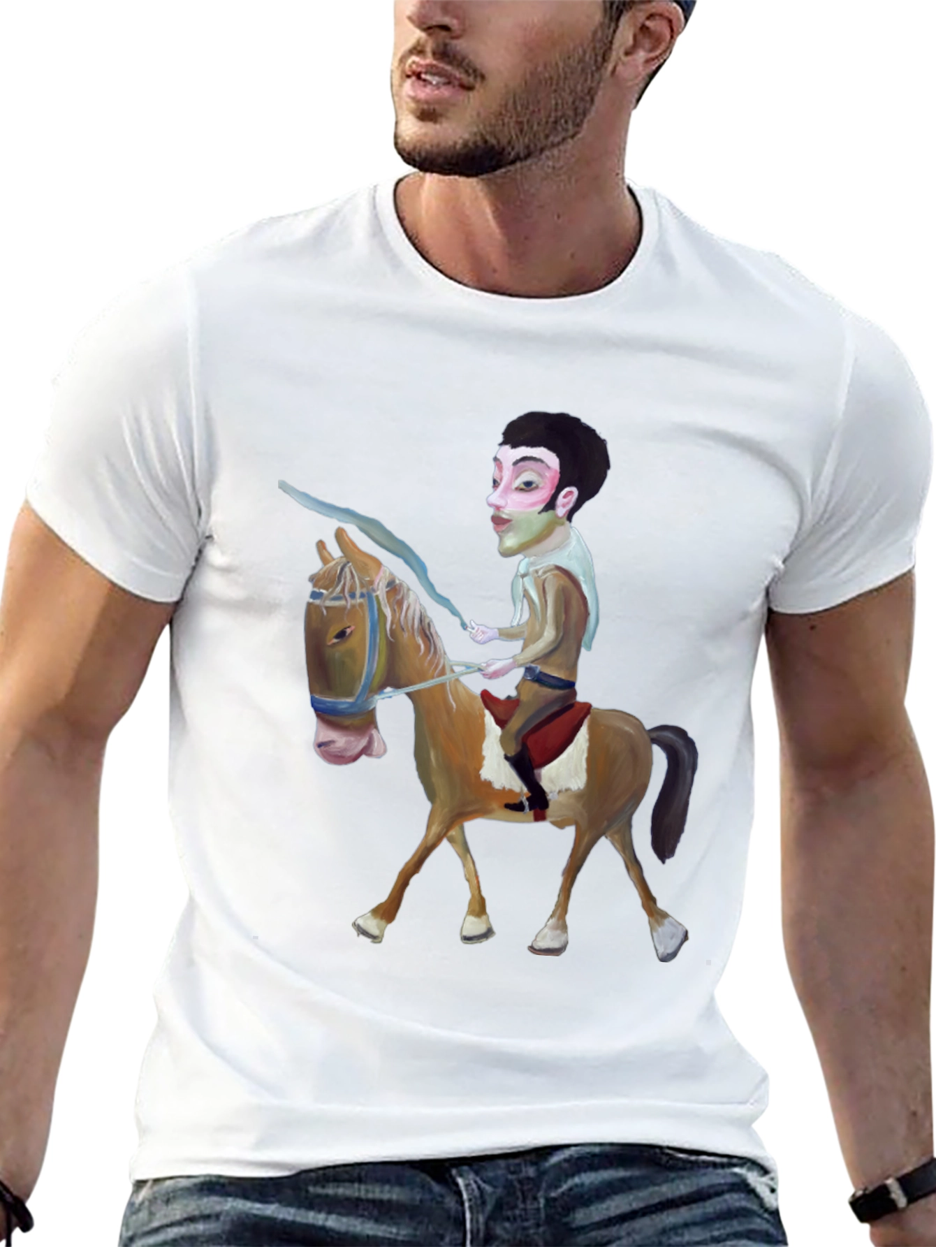 Black Man on Horseback Graphic Tee view 13
