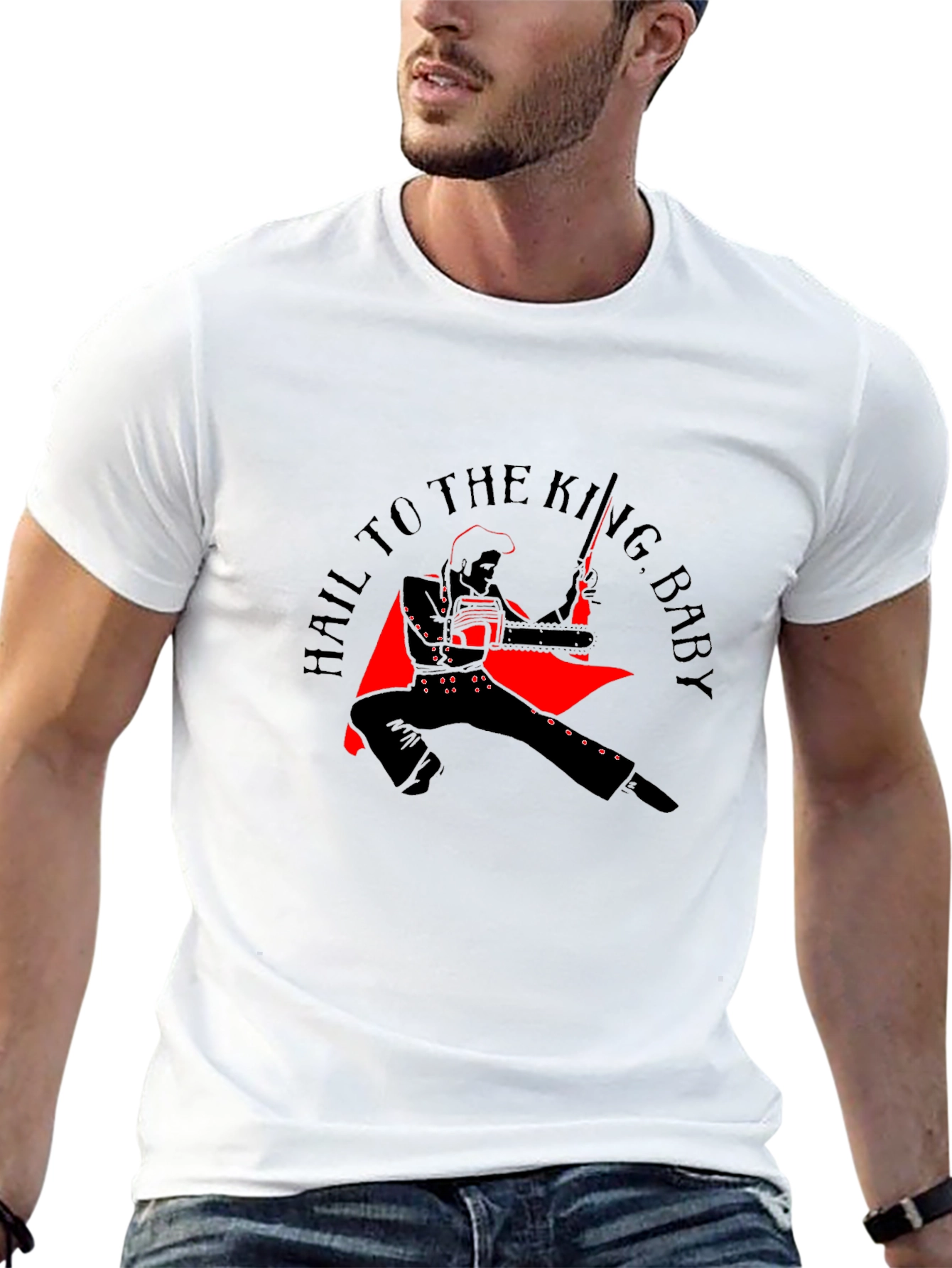 Black Hail to the King Baby Graphic T-Shirt view 13