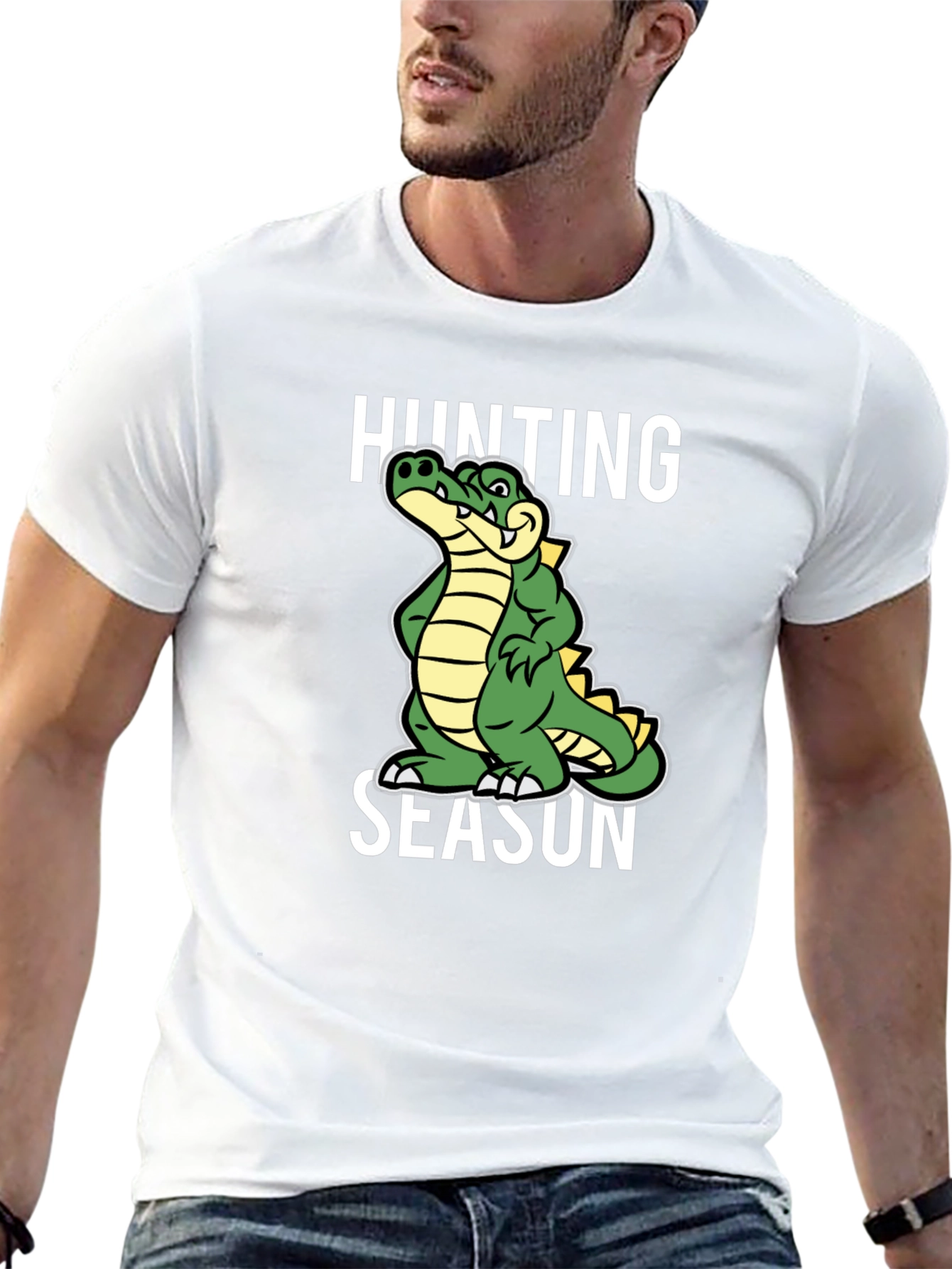 Black Hunting Season Alligator T-Shirt - Black view 13