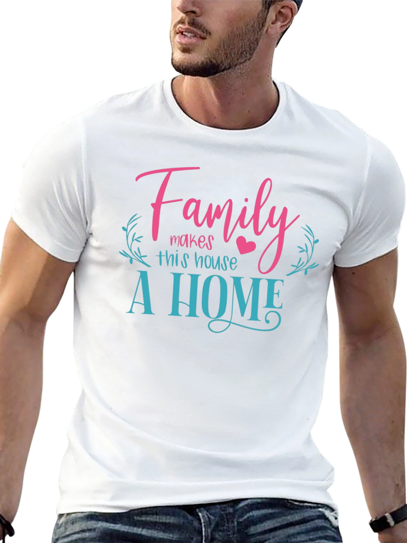Black Family Makes A Home Graphic Tee - Soft Cotton Blend view 13