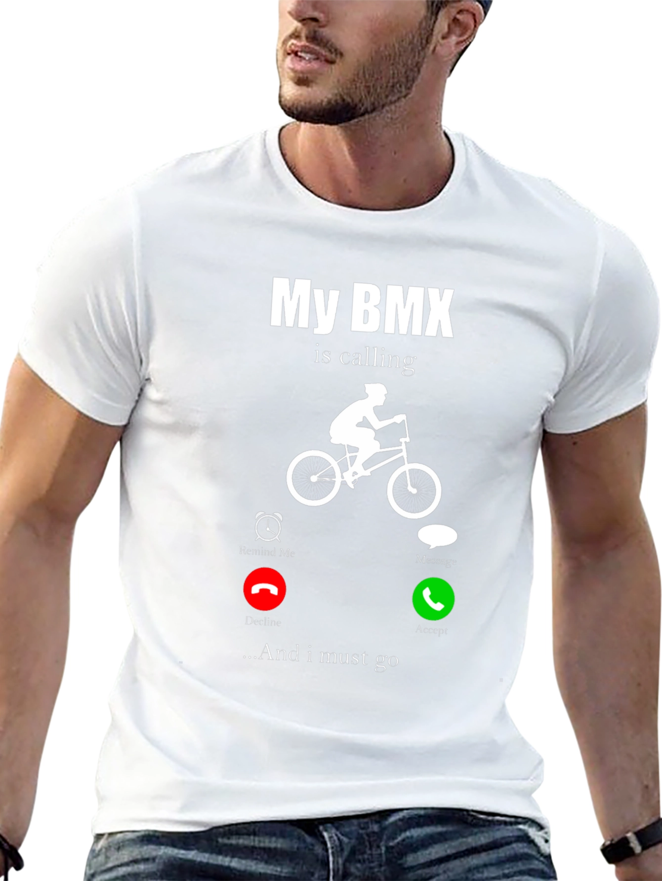 My BMX Is Calling T-Shirt - Ride On! - 13