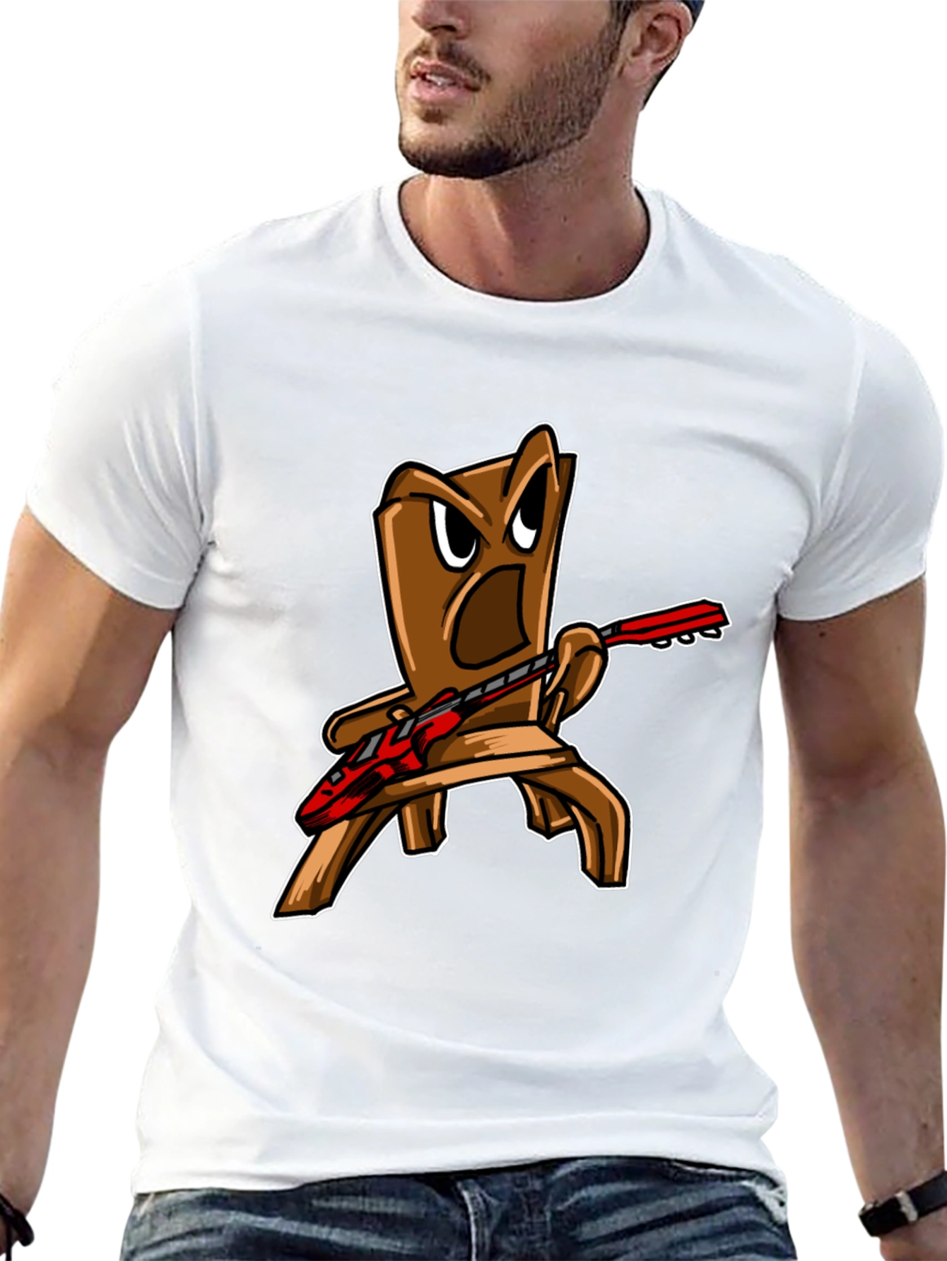 Black Rockin' Chair Graphic Tee - Black view 13