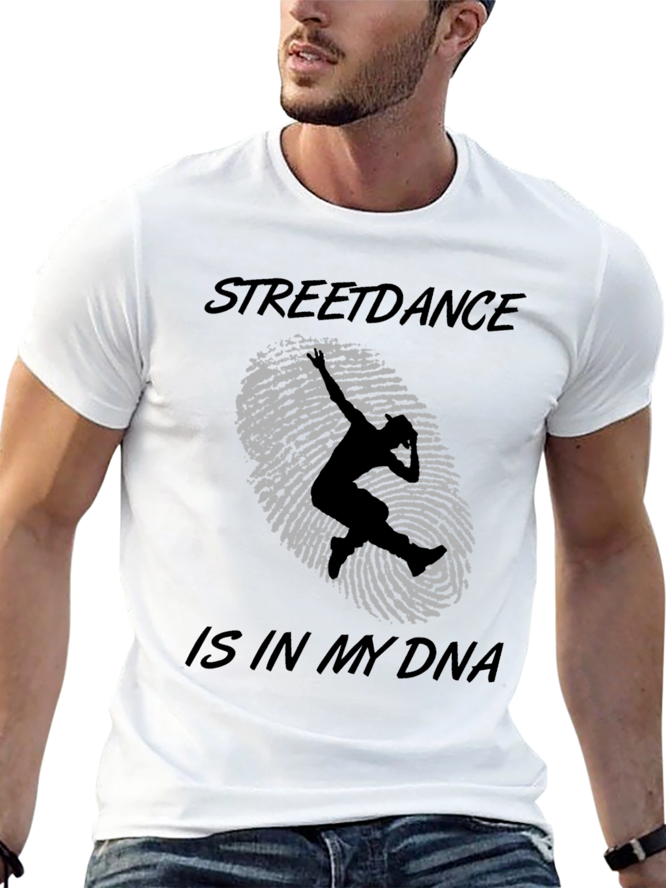 Black Streetdance DNA Graphic T-Shirt view 13