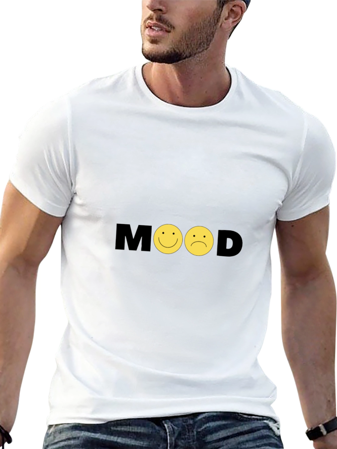 Black Mood Graphic Tee - Express Yourself! view 13