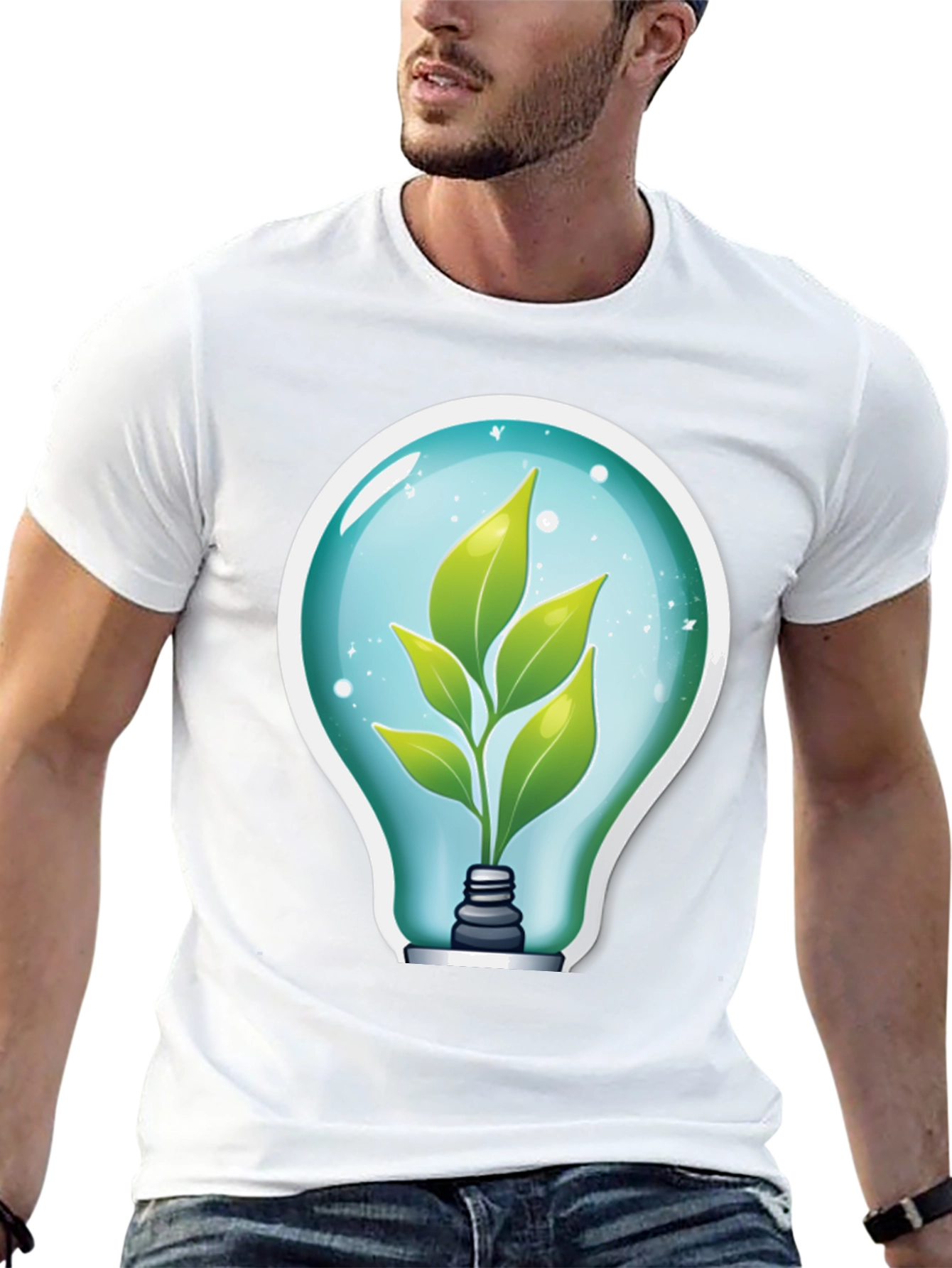 Eco-Friendly Bulb T-Shirt - 13