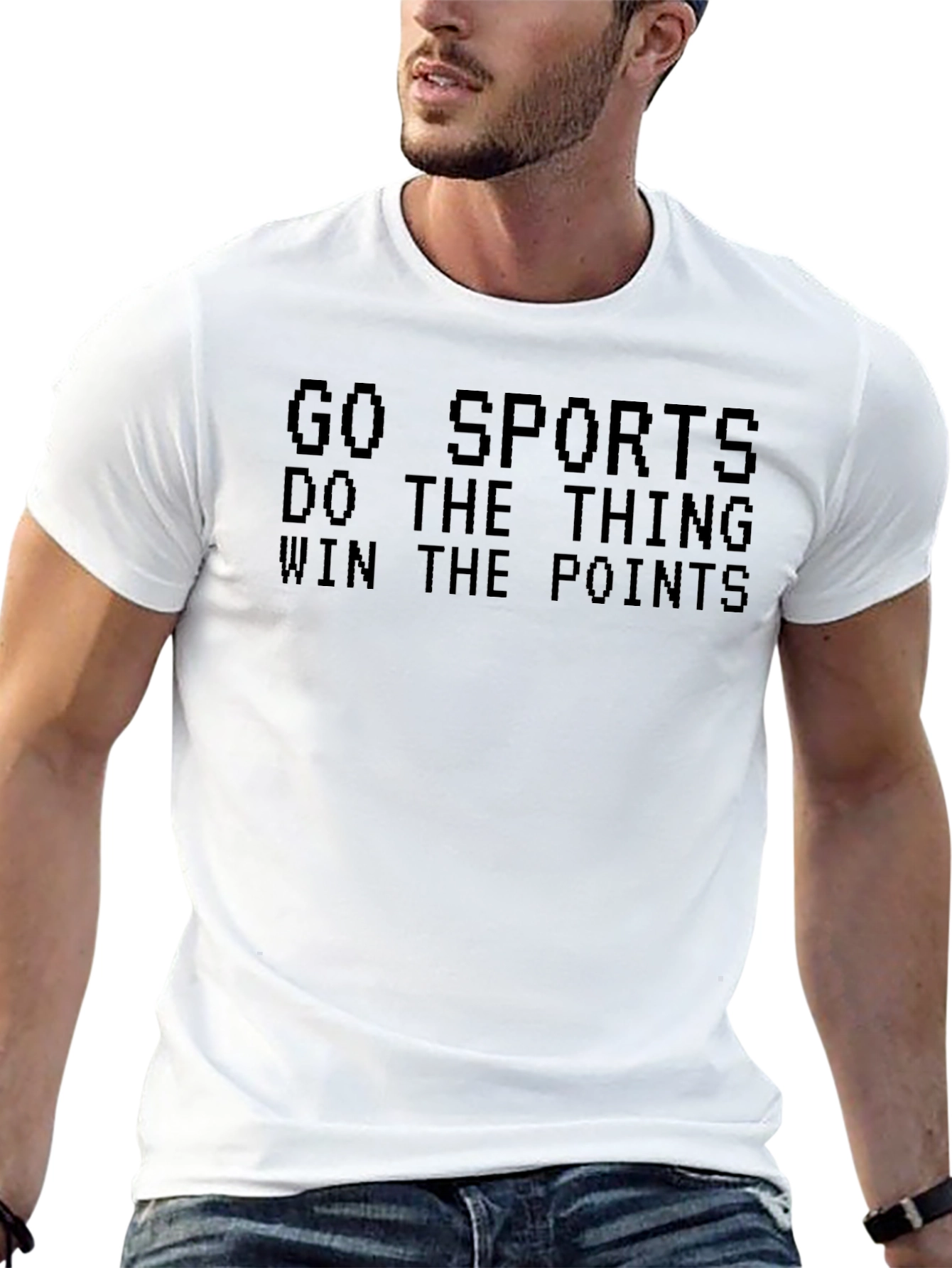 Black Go Sports T-Shirt - Do The Thing Win The Points Tee view 13
