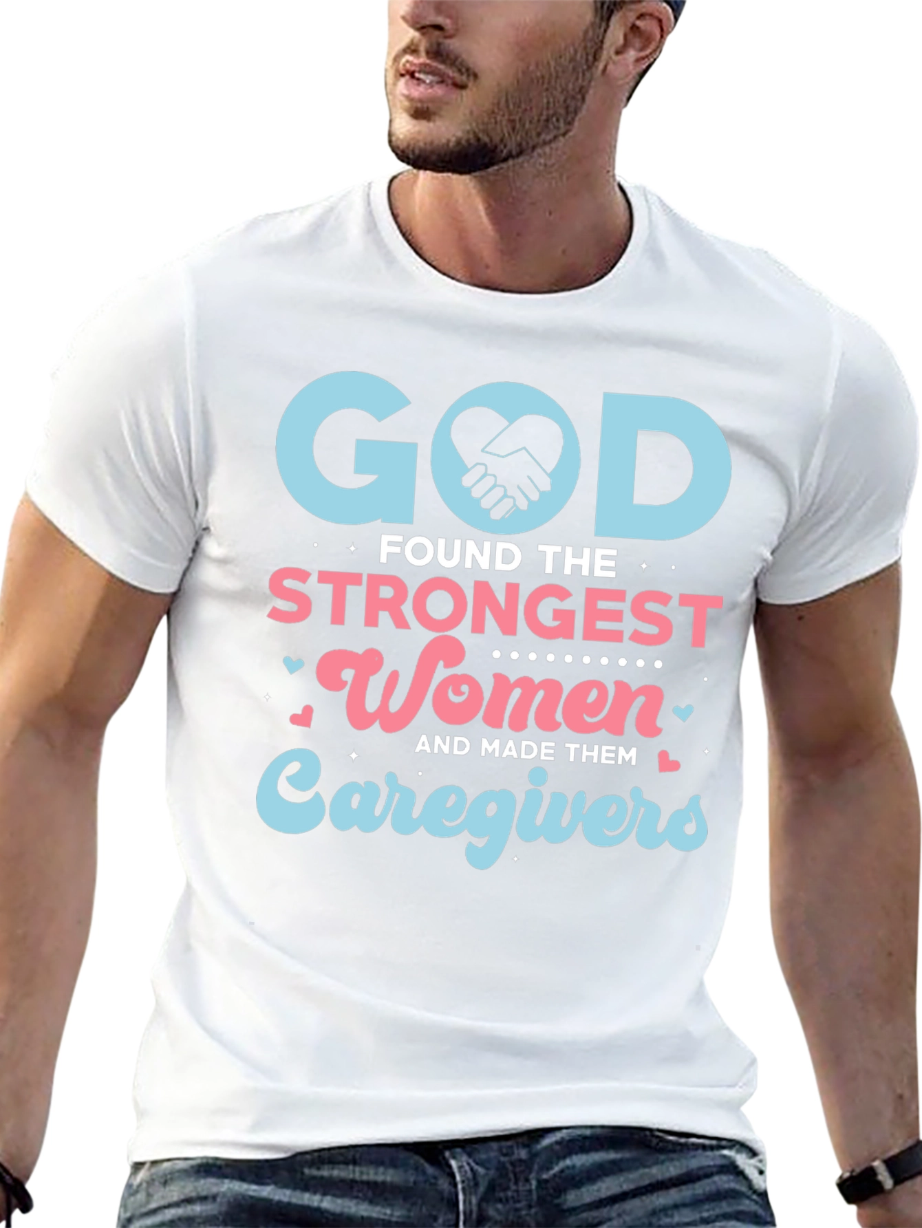 Black God Found The Strongest Women Caregivers T-Shirt view 13