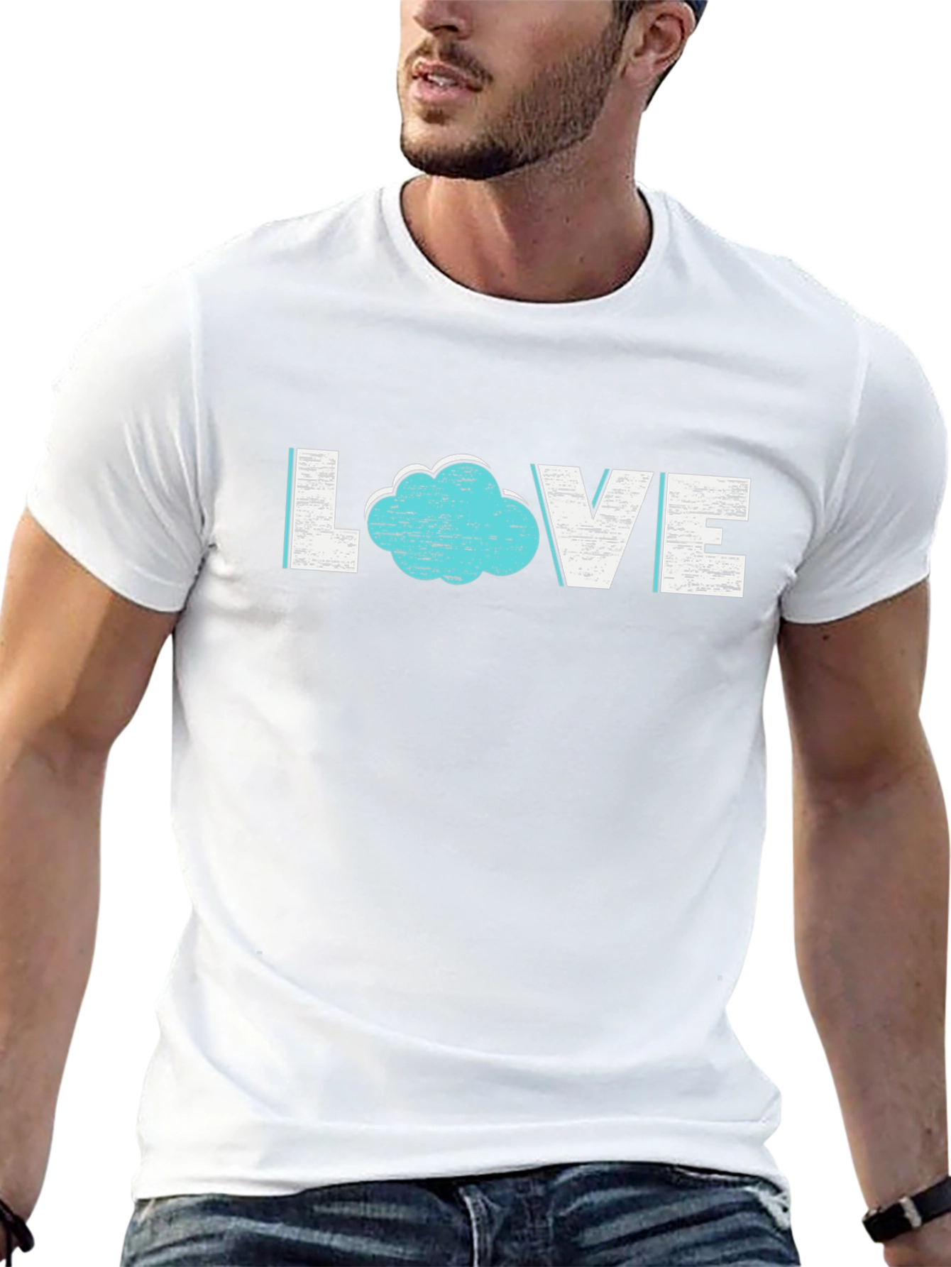 Black Cloud Love T-Shirt - Stylish Graphic Tee view 13