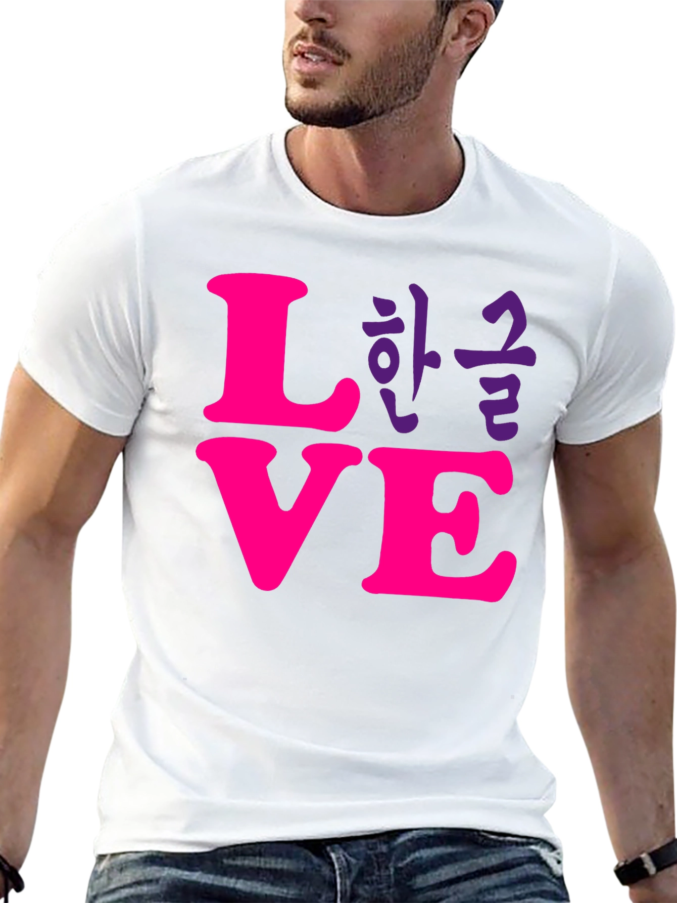 Black Love Korean T-Shirt - Stylish Graphic Tee view 13